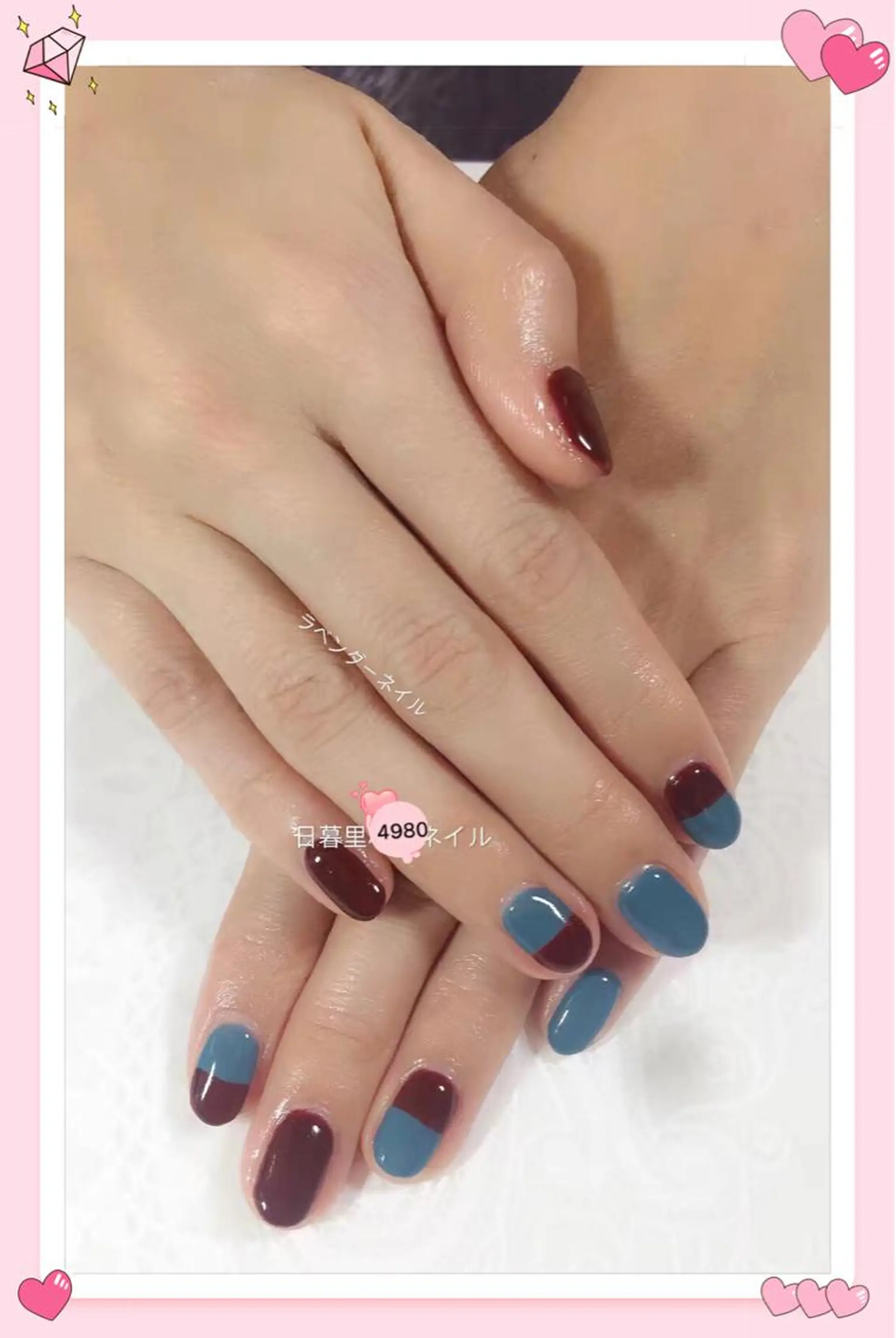 ネイル ラベンダー💖日暮里 ルル💖ネイルのネイルデザイン