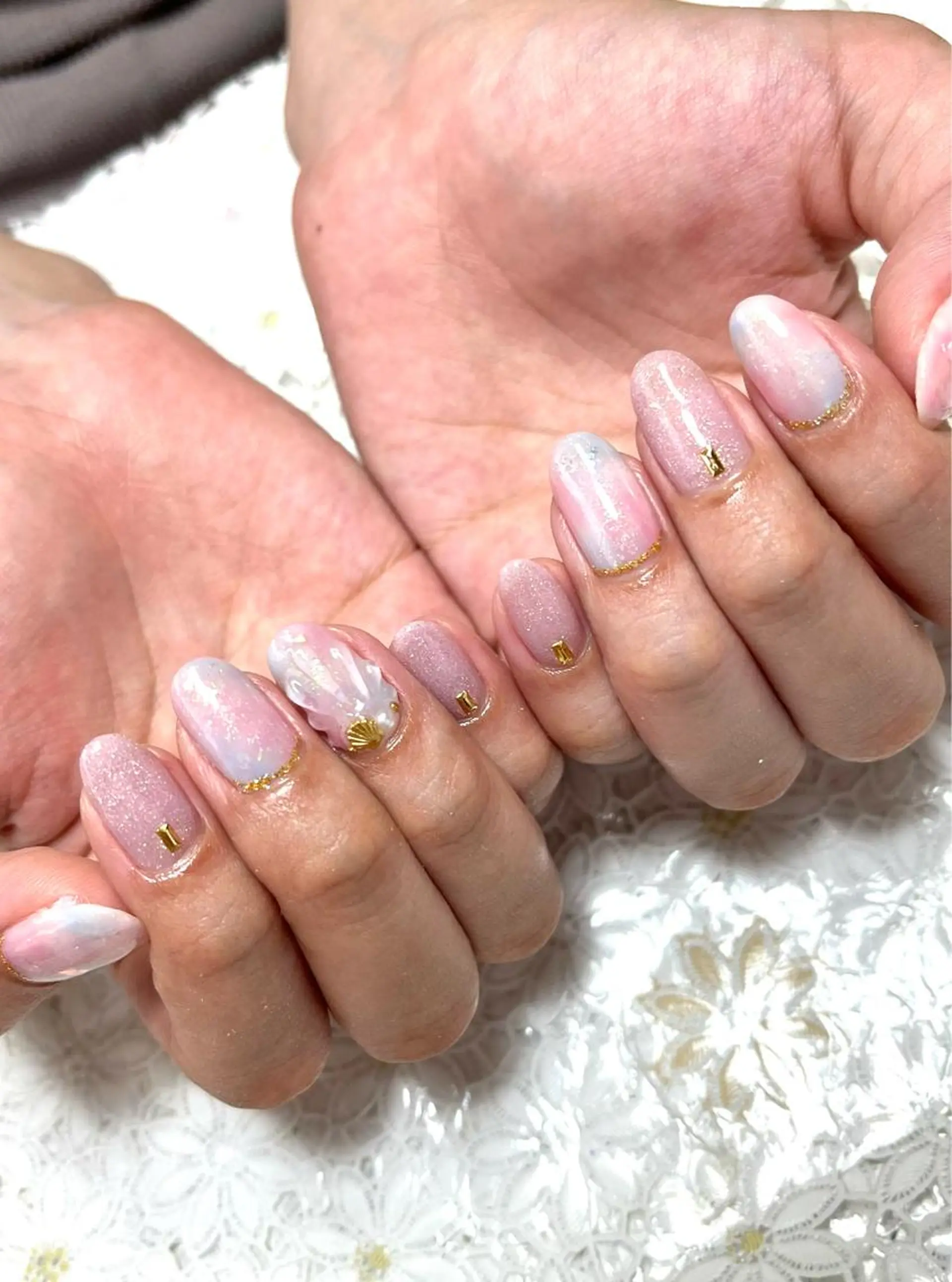 ネイル ジェルネイル 韓国ネイル 持ち込み パラジェル ハンドネイル nails' it...のネイルデザイン