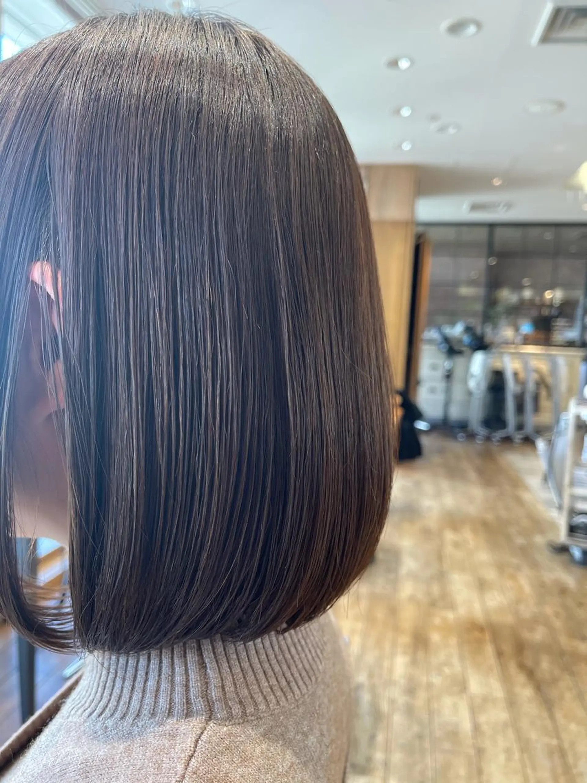 ミディアム カラー パーマ ヘアアレンジ 日本一の小顔カット/ ボブ/顔周り/韓国のヘアスタイル