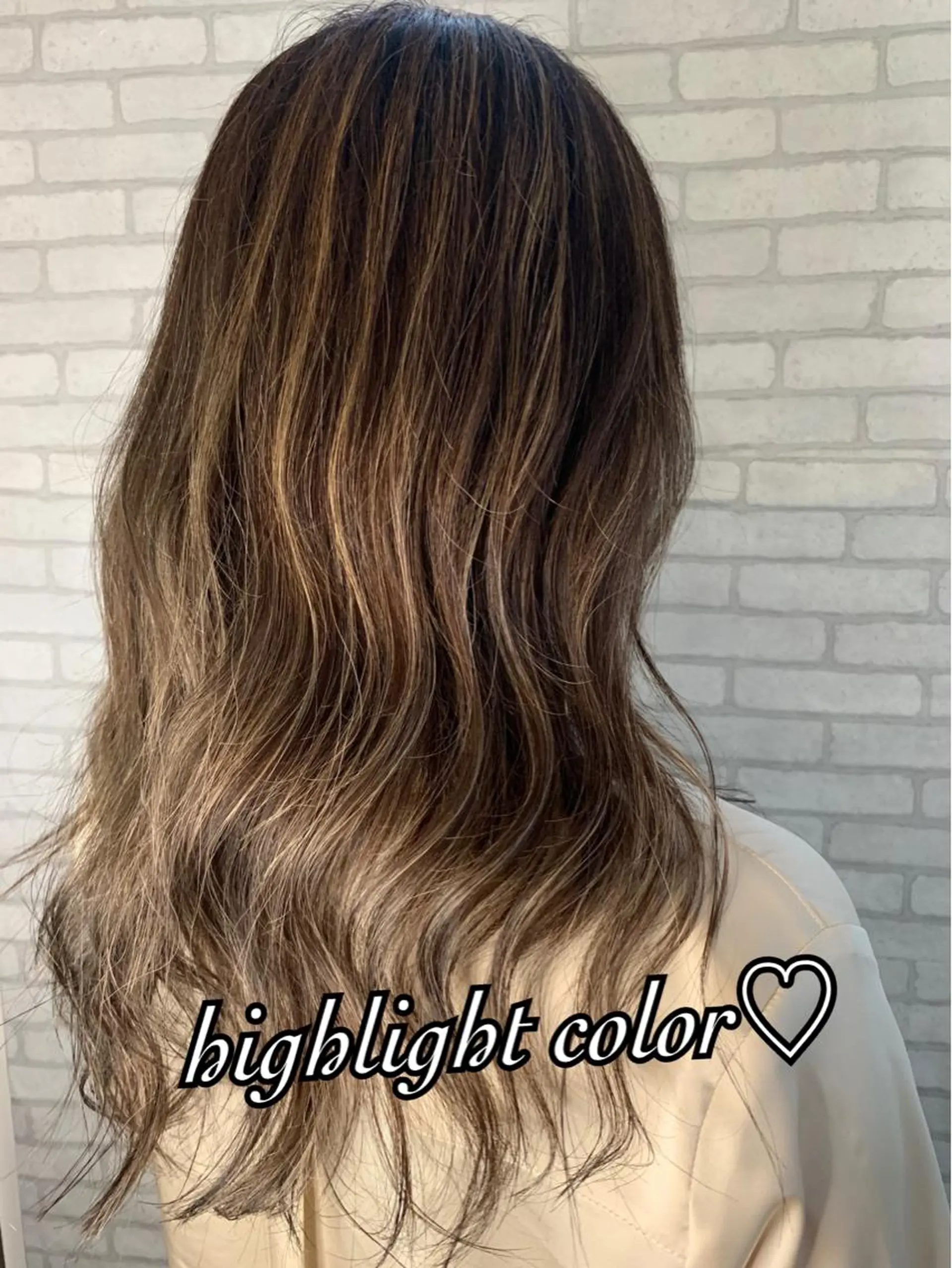 ロング ハイライト Dia✂︎ 高澤優希のヘアスタイル