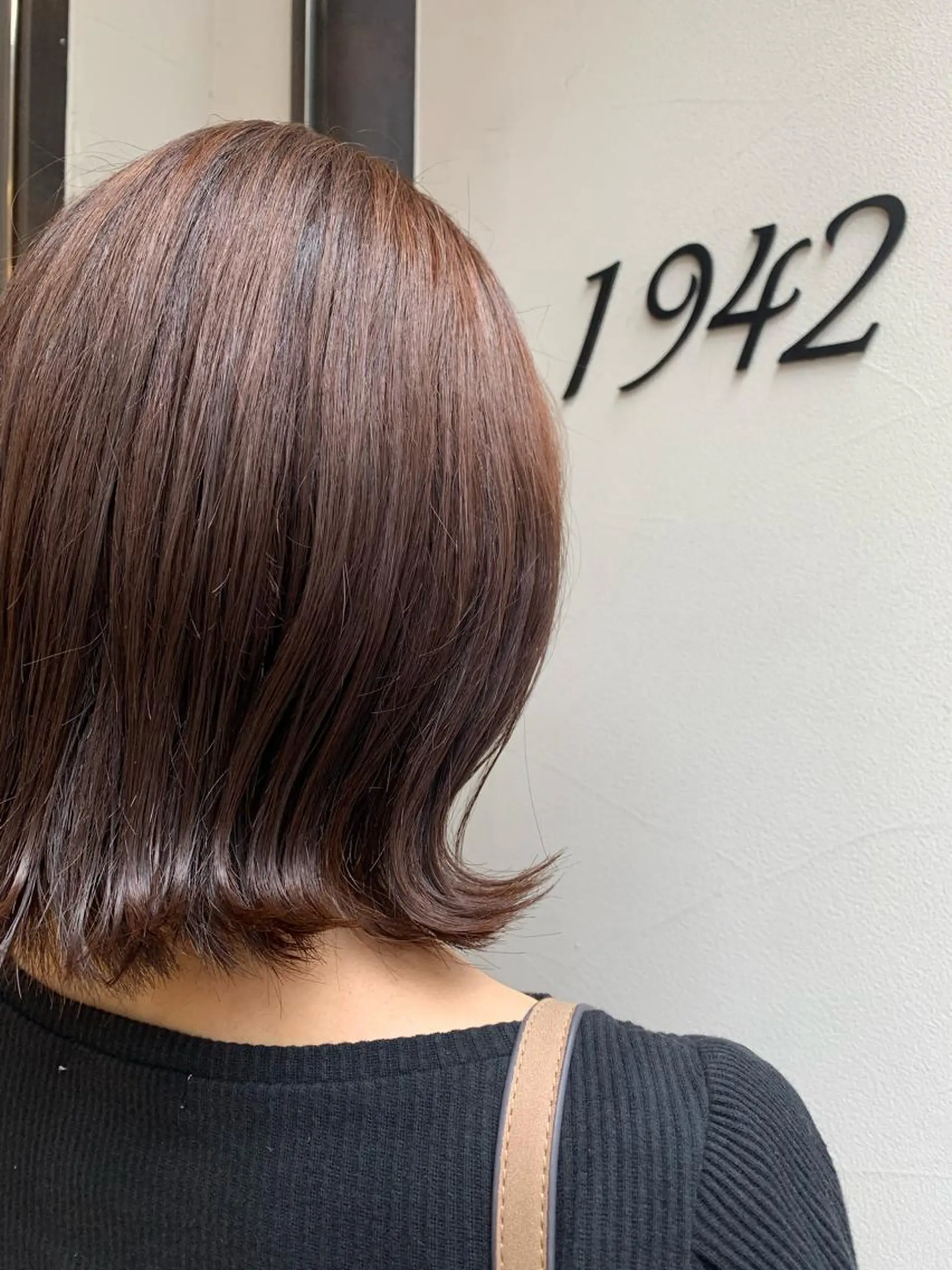 ショート カラー ブラウンカラー ピンクカラー ピンクブラウン lounge×morio ikebukuro所属・田畑 優希のヘアスタイル