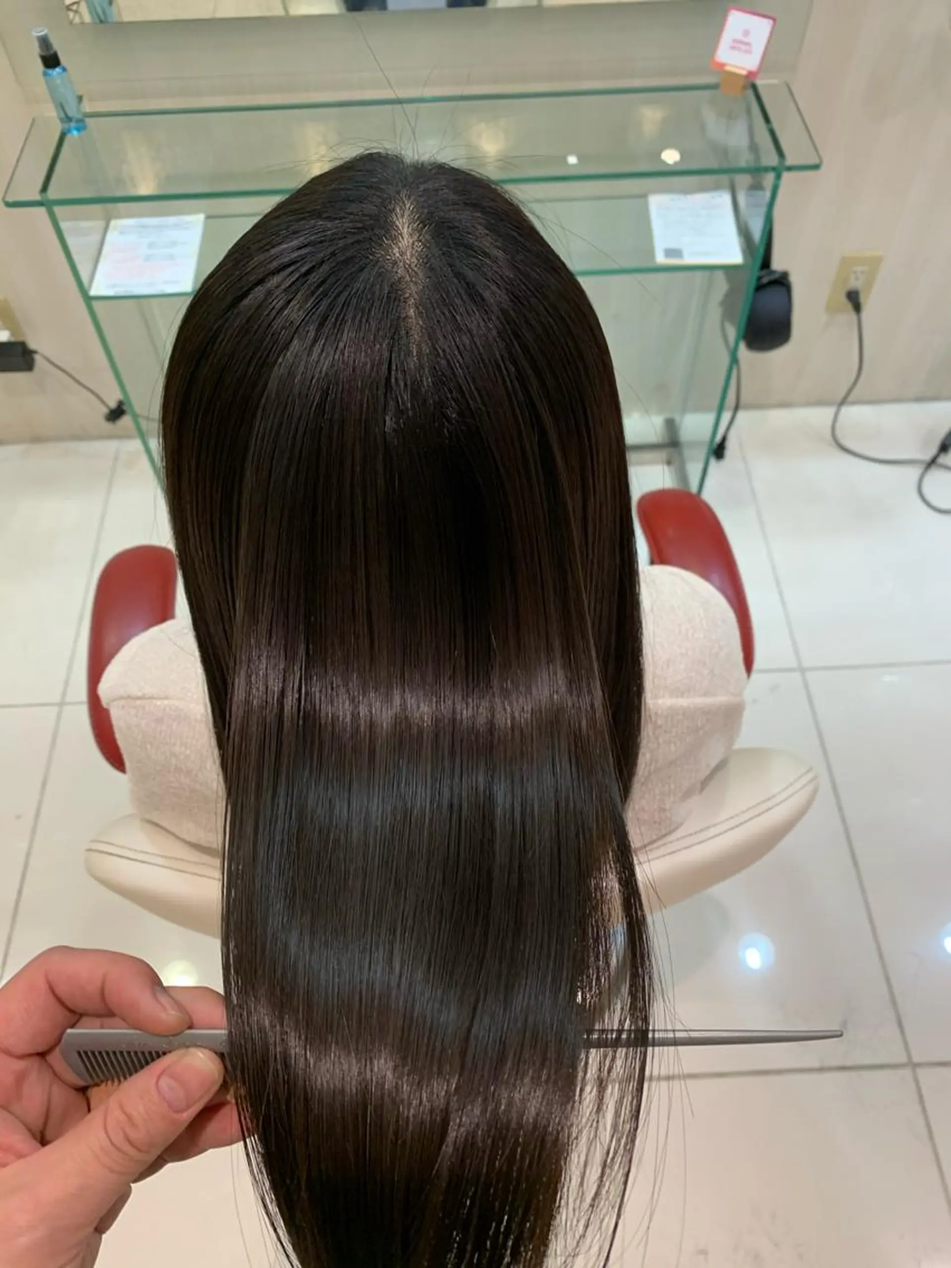 セミロング 縮毛矯正/似合わせ EARTH岐阜髙橋のヘアスタイル
