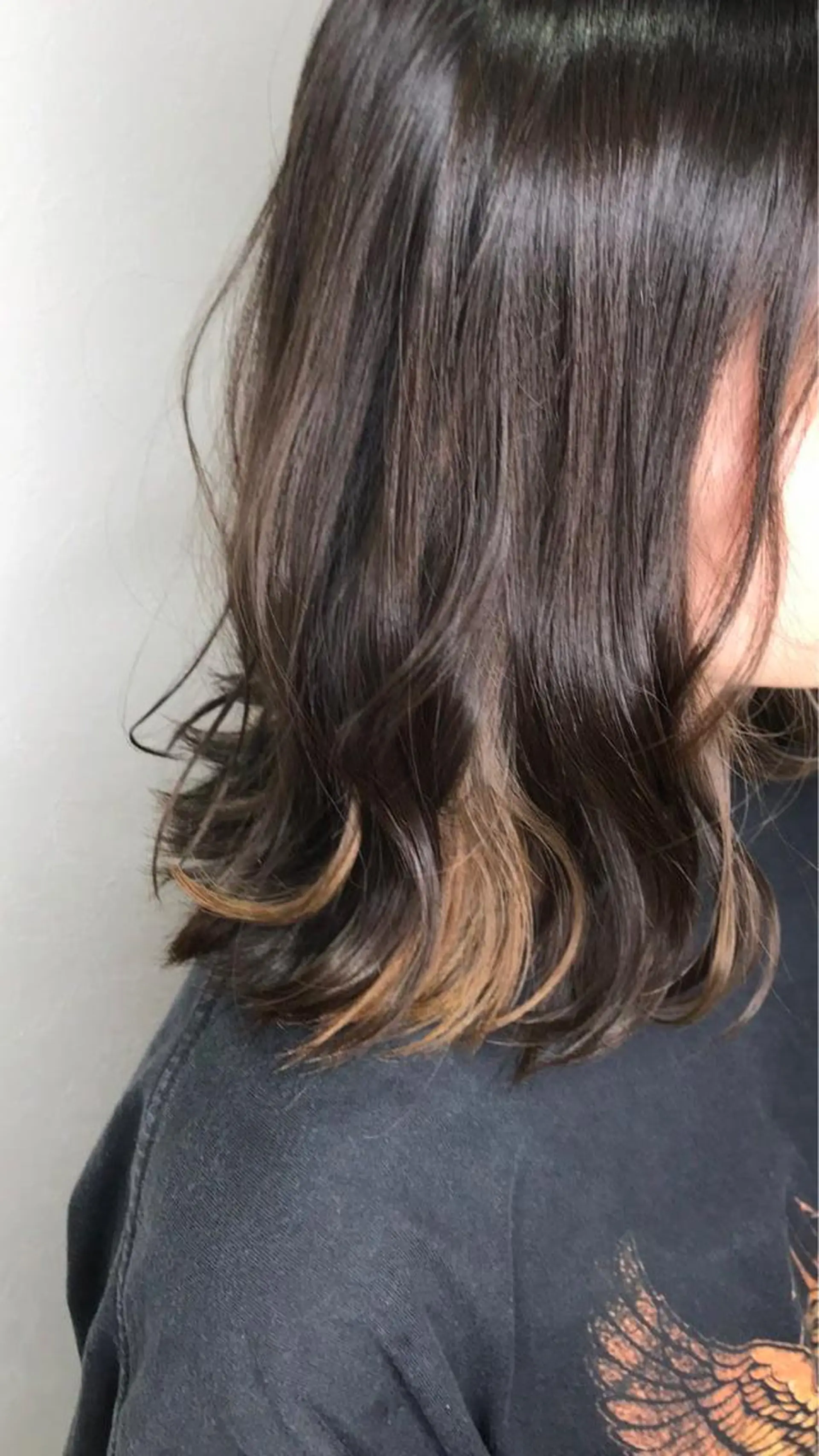 セミロング カラー 髪質改善/縮毛/新宿 🫧SUZUKA🫧のヘアスタイル