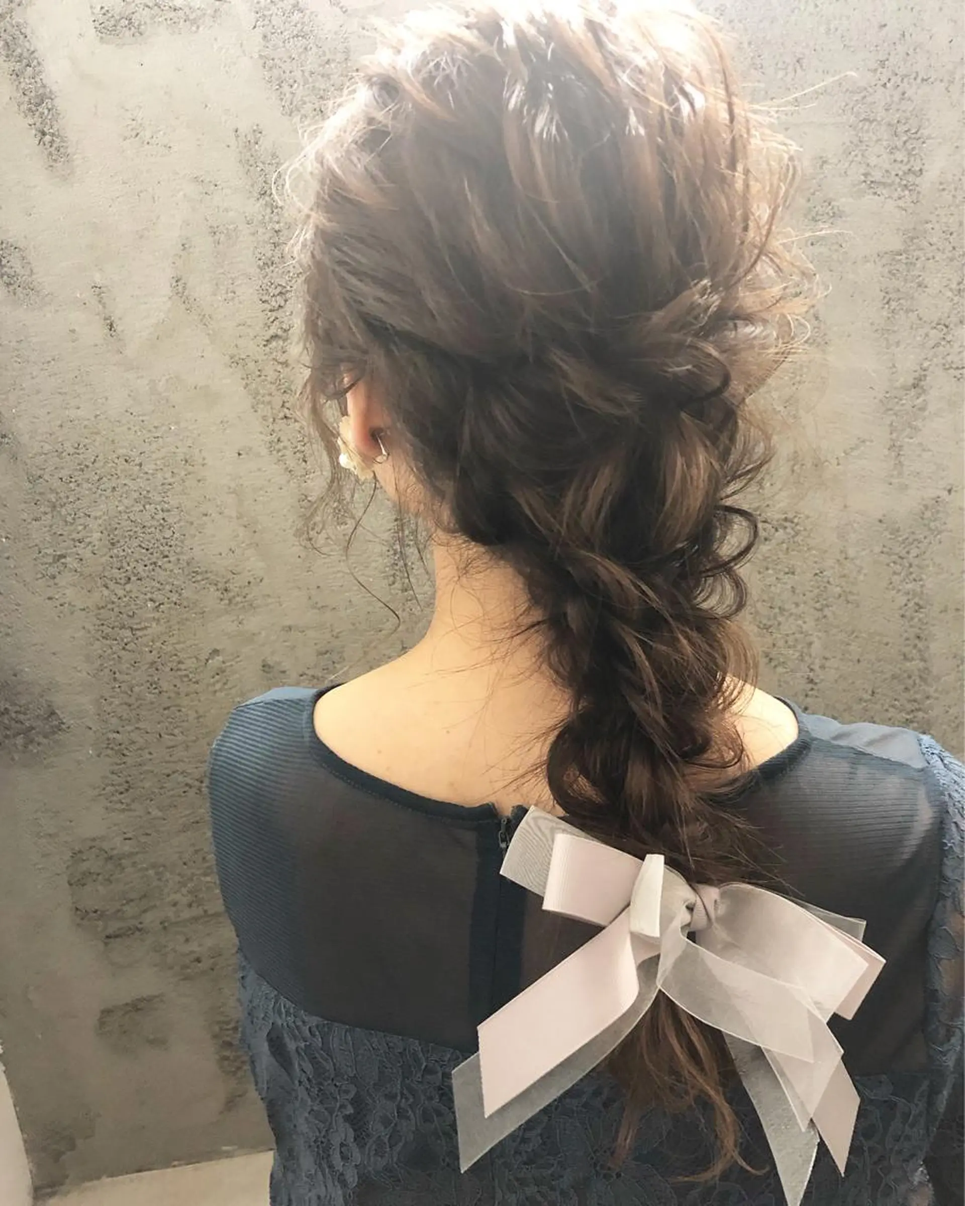 ロング ヘアアレンジ 👩🏻ボブ/ 髪質改善ダブルカラーのヘアスタイル