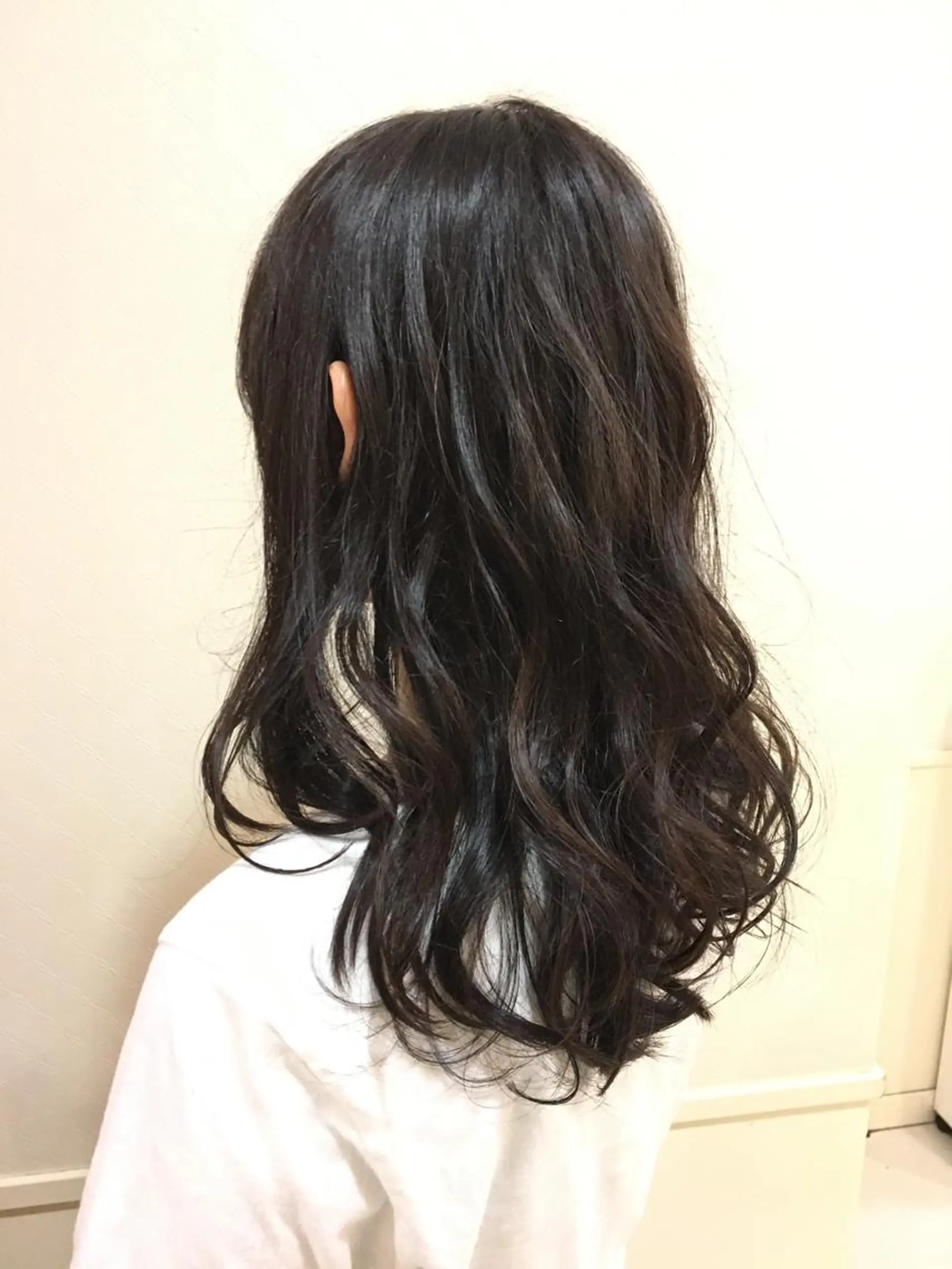 ロング カラー ブラウンカラー ショコラブラウン 髪質改善/美髪矯正 マネージャー福永のヘアスタイル