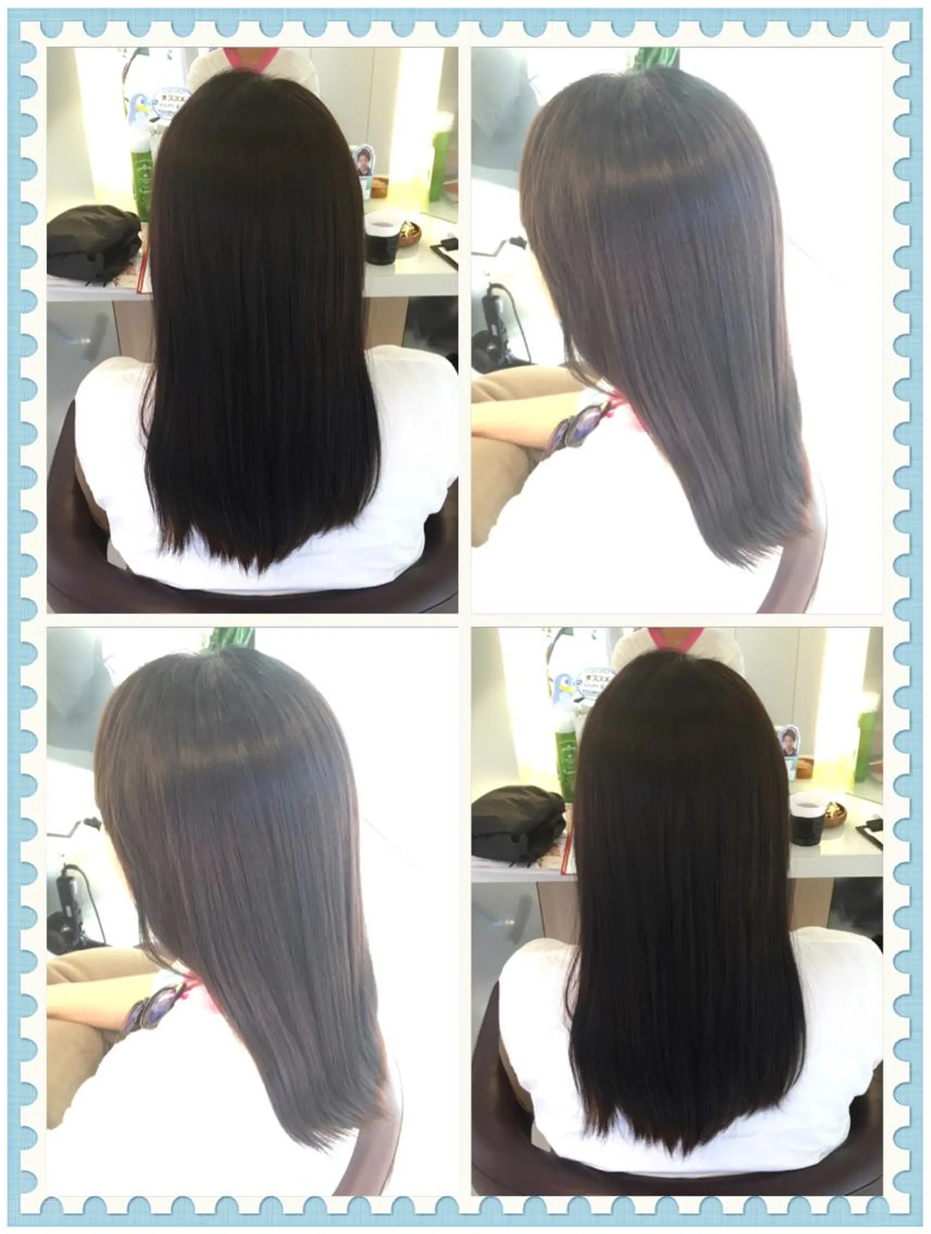 ロング カラー ブリーチ 髪質改善 頭身浴/ 中田のヘアスタイル