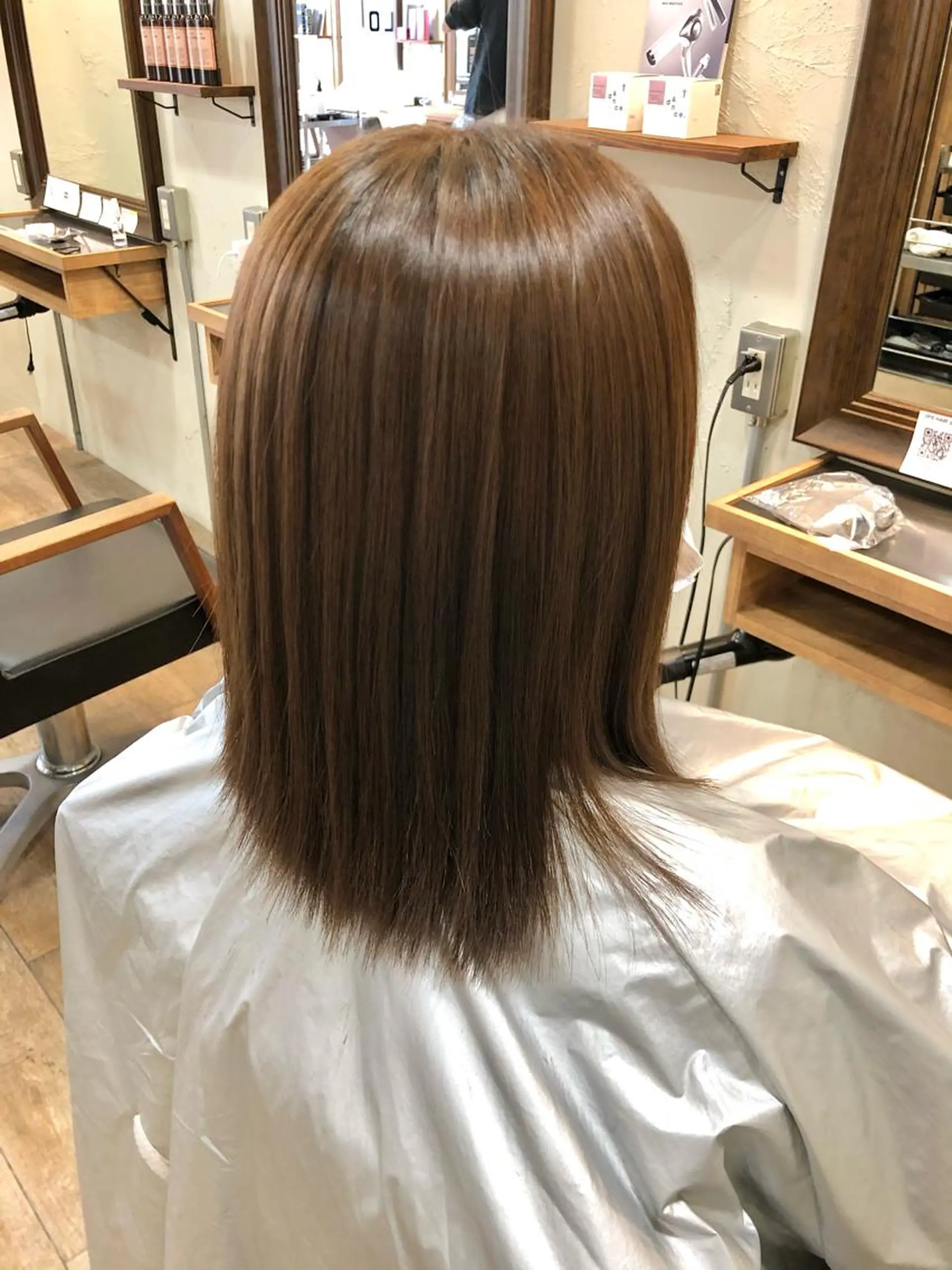 セミロング カラー カット ヘアカラー 縮毛矯正 トリートメント OPShair　ANELLO所属・ショート/ボブ/ メンズ/縮毛矯正のヘアスタイル
