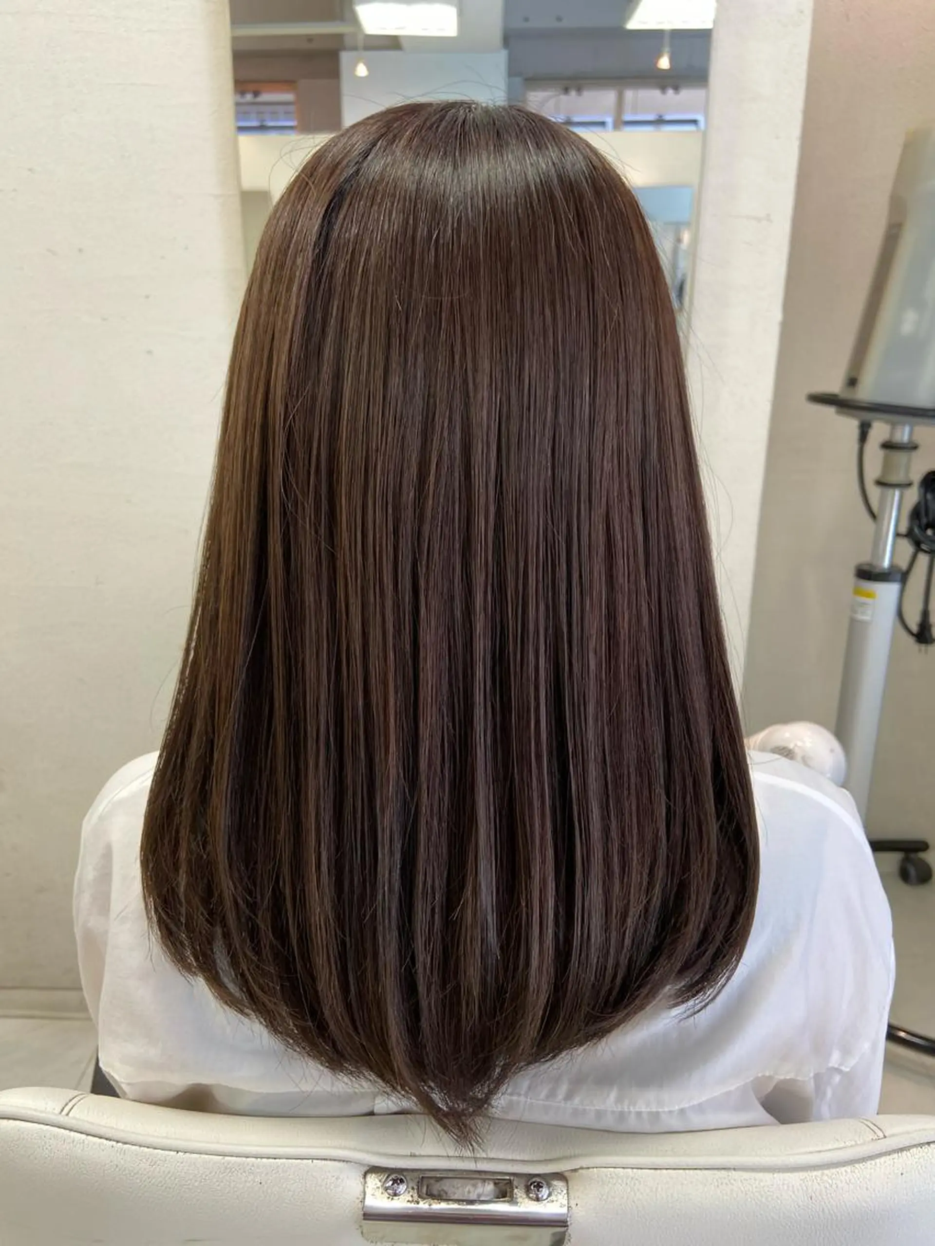 セミロング カラー ヘアカラー トリートメント 菊地 美憂のヘアスタイル