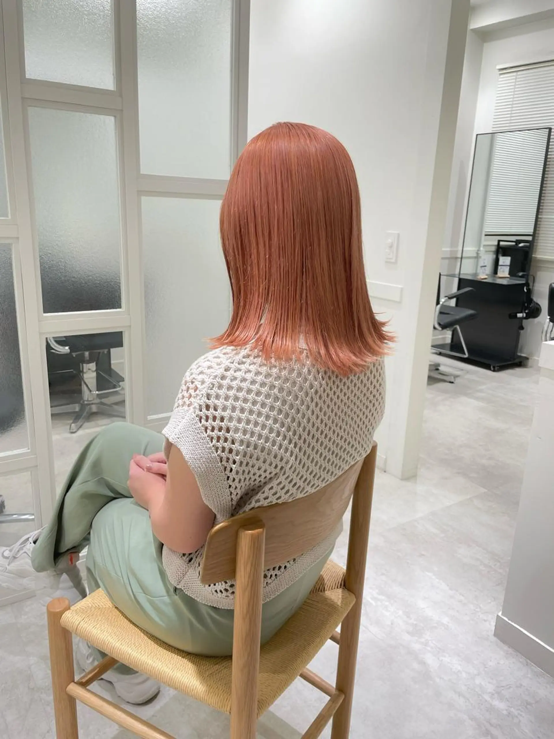 ショート カラー オレンジ カット ヘアカラー トリートメント ヘアセット メンズ特化 パーマ/オザワのヘアスタイル