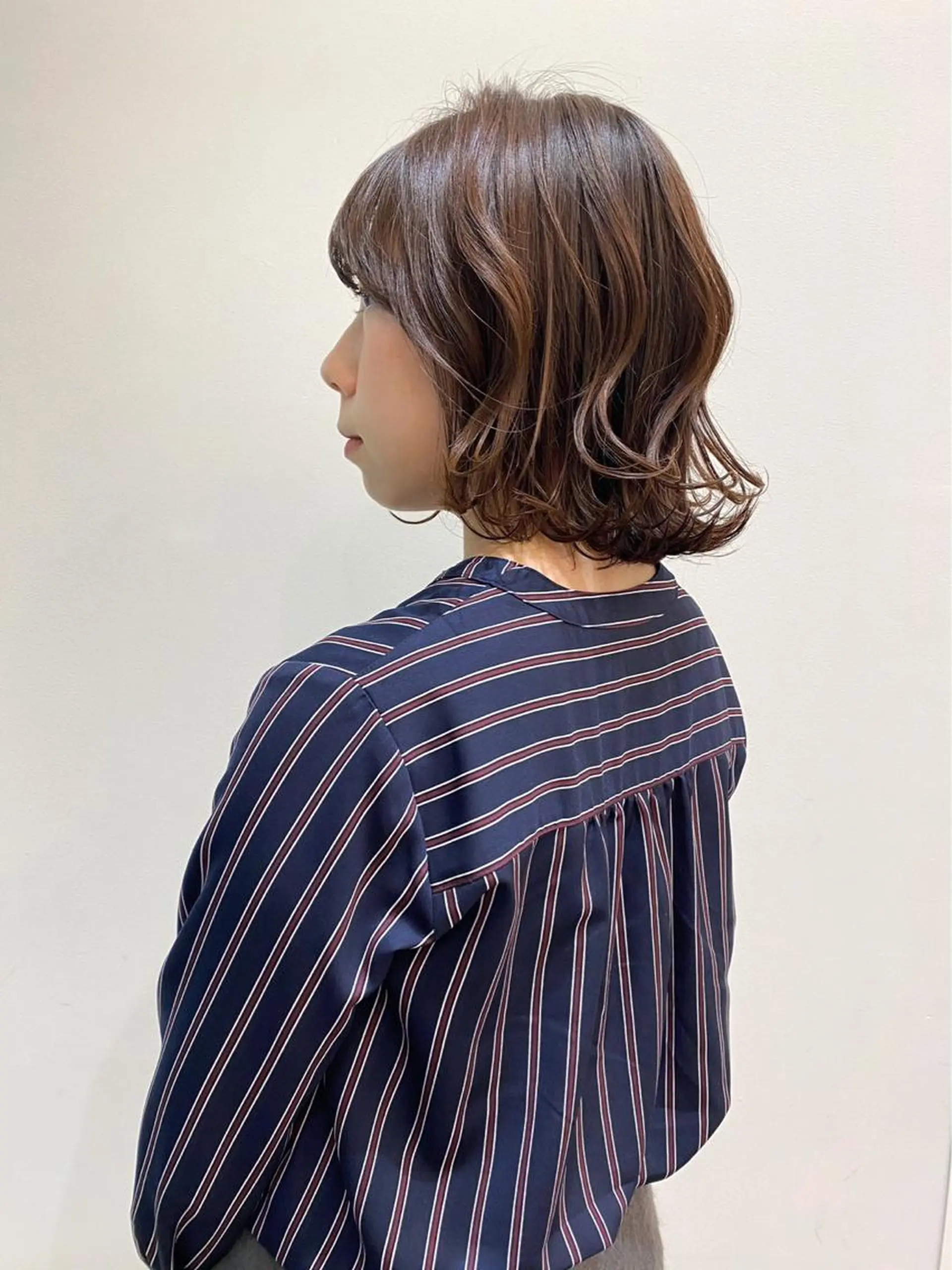 ミディアム パーマ ミディアムパーマ abinto total beauty所属・柴田 大輔のヘアスタイル