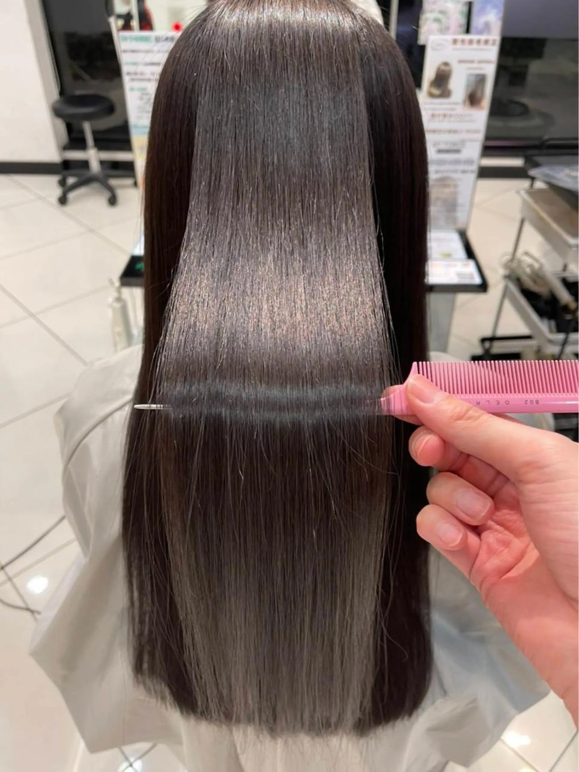 ロング カット トリートメント 髪質改善 阪口 雄佑のヘアスタイル