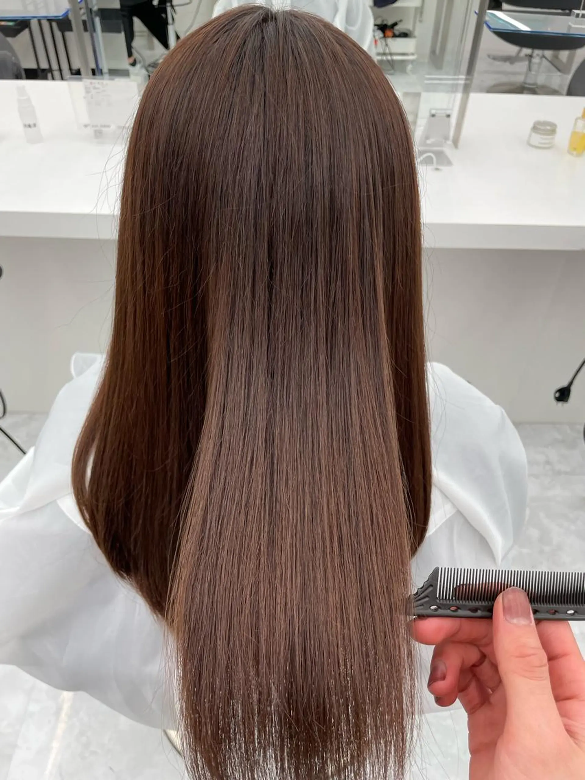 セミロング カラー ヘアカラー トリートメント 透明感・トレンドヘア 🫧SENDAI🫧のヘアスタイル