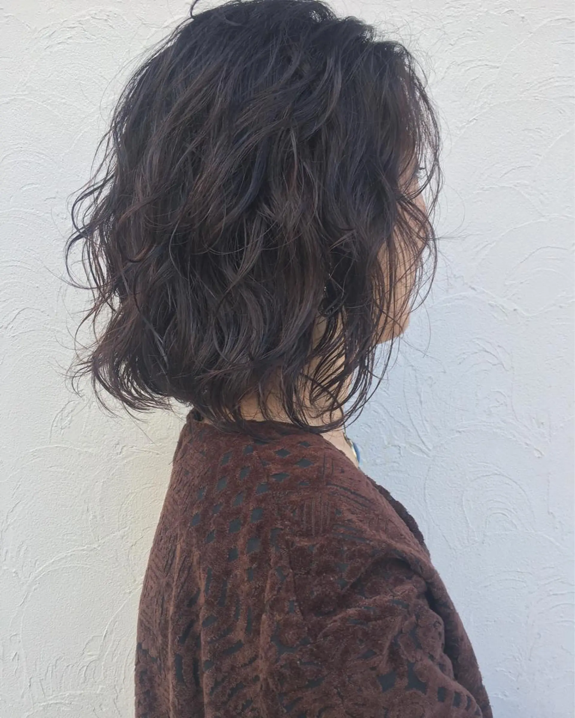 ミディアム パーマ カット パーマ トリートメント ボブ/レイヤー/艶 🦕risa 森下のヘアスタイル