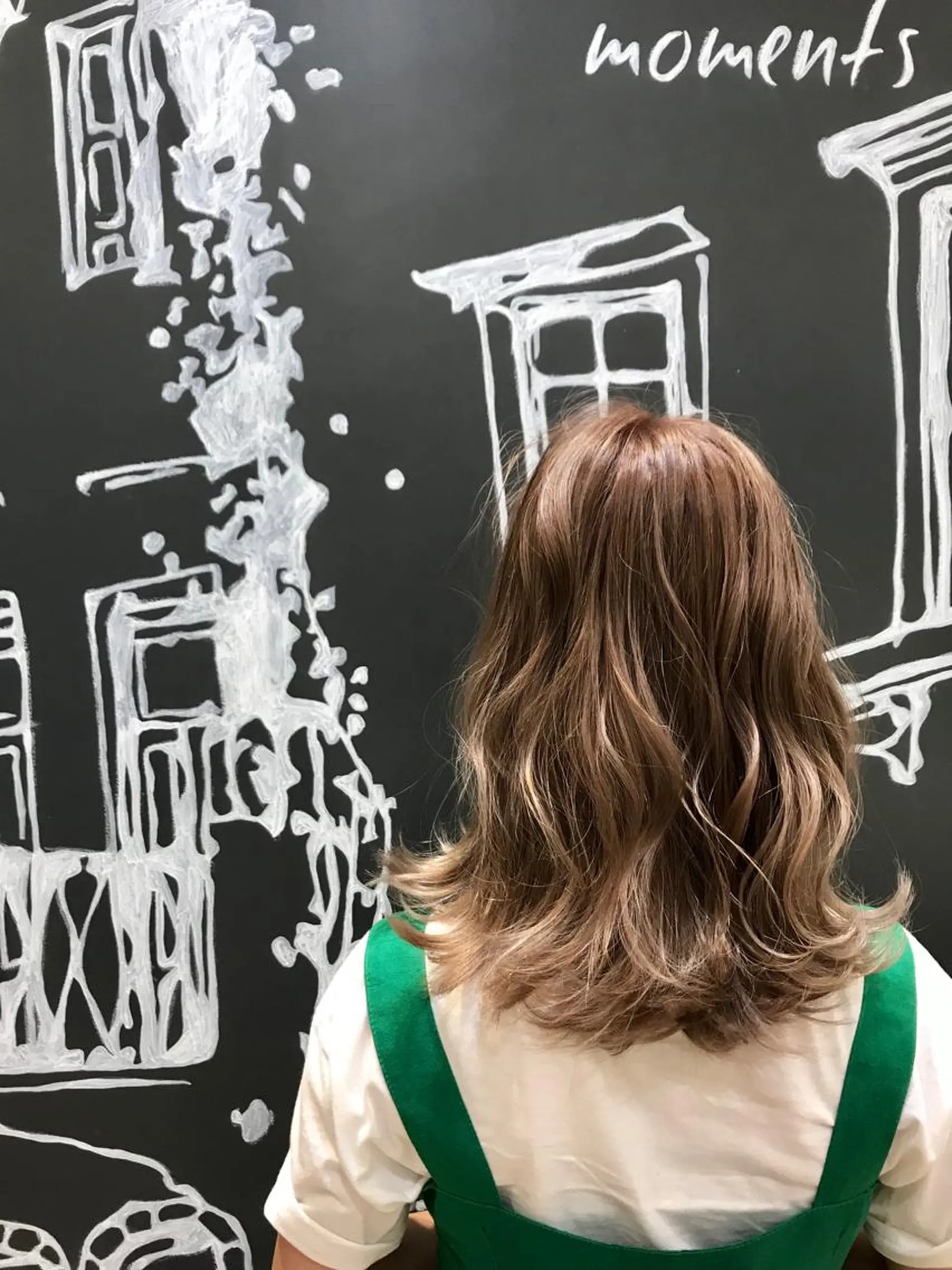 ミディアム ヘアカラー ✨酸性ストレート✨ 南川だいさくのヘアスタイル