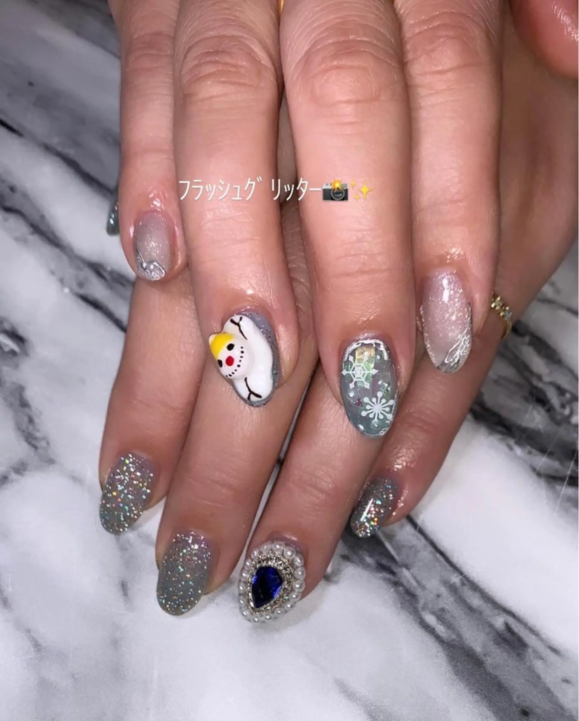 ネイル ﾈｲﾙﾙｰﾑﾘｯｶ 𝐦𝐚𝐲𝐮のネイルデザイン