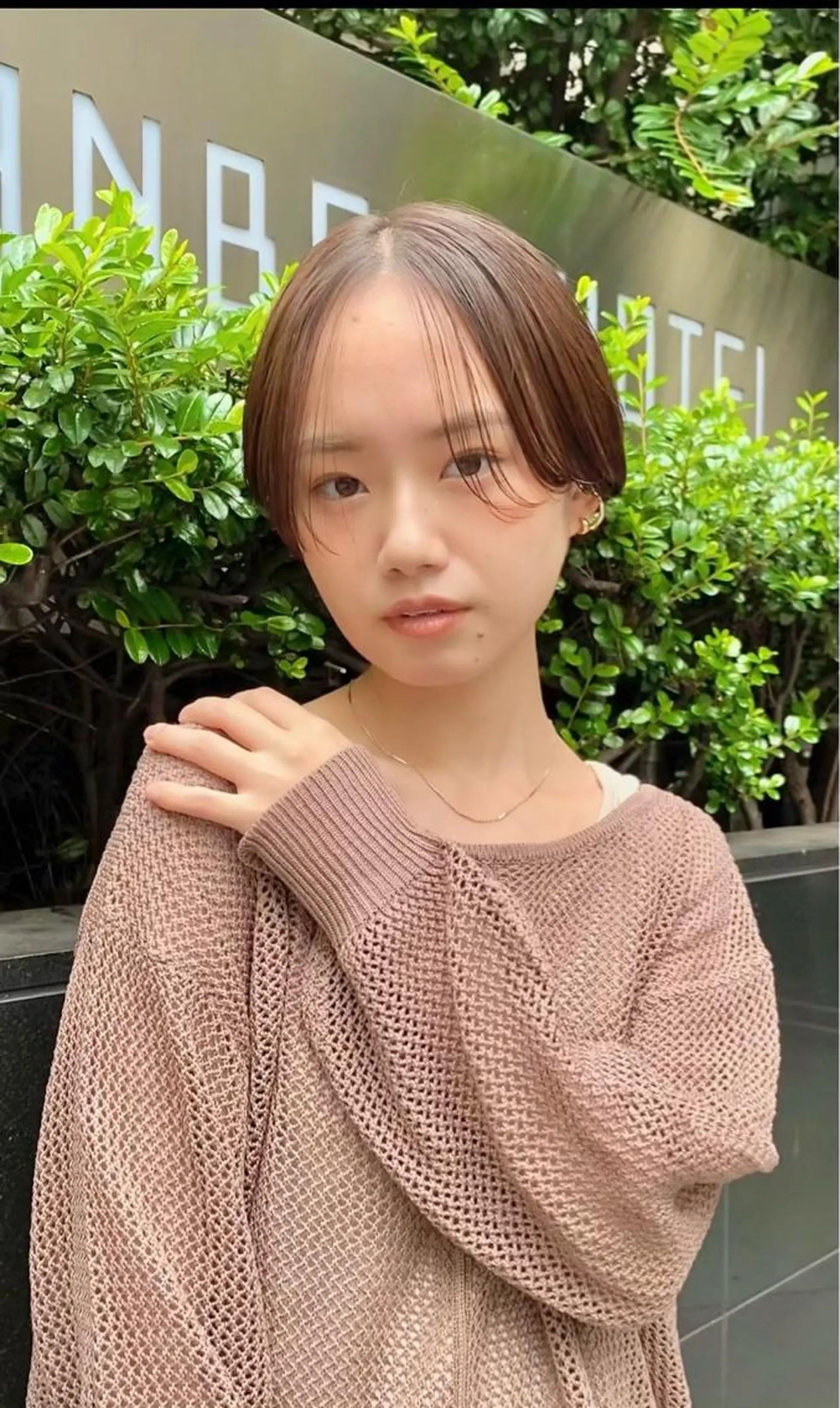 ショート カラー ハンサムショート ショートヘア カット ヘアカラー トリートメント ボブ/縮毛矯正/ レイヤー/塚田のヘアスタイル