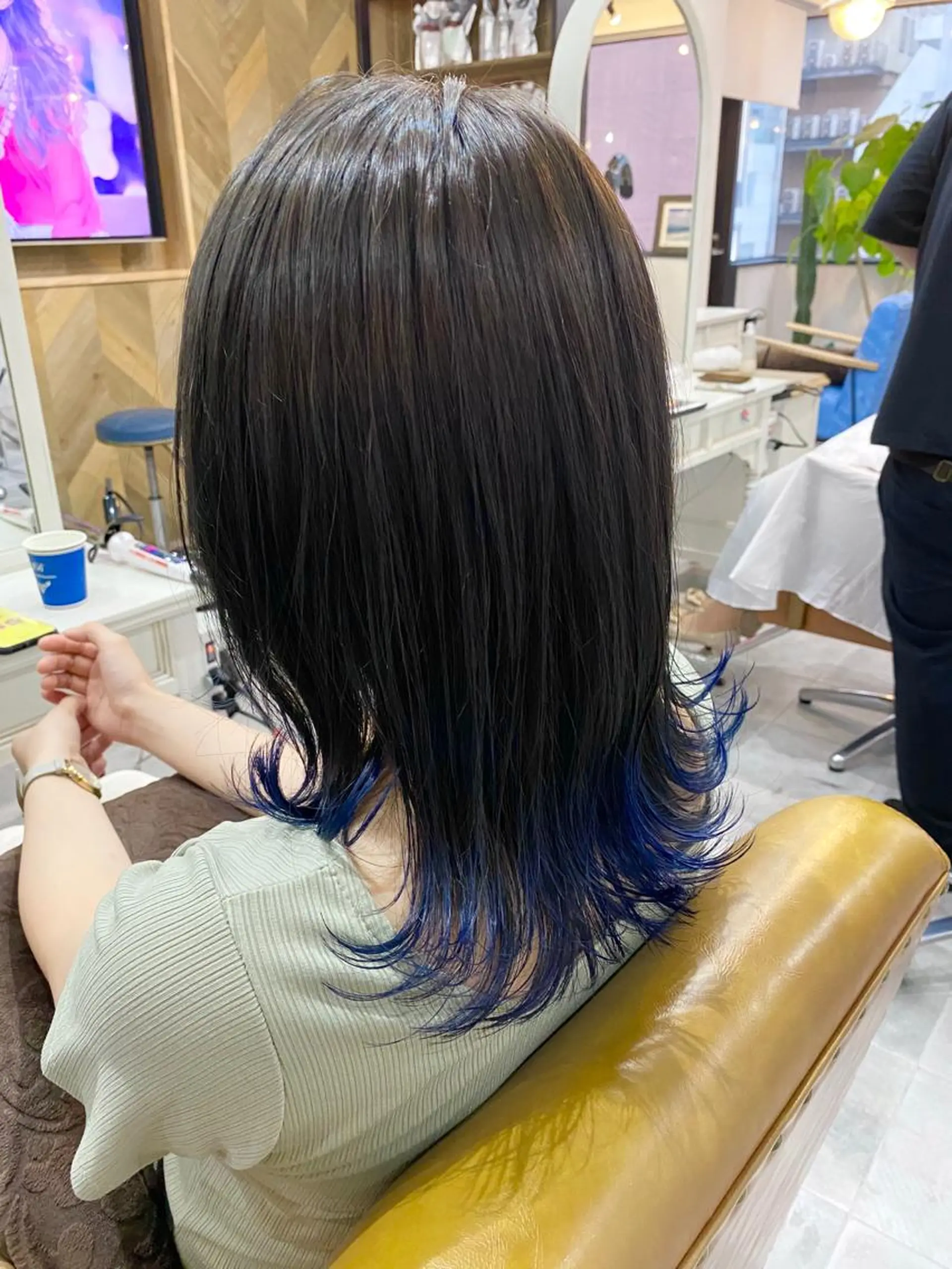 ミディアム カラー ヘアアレンジ SHIAN立川　及川 17時〜限定のヘアスタイル