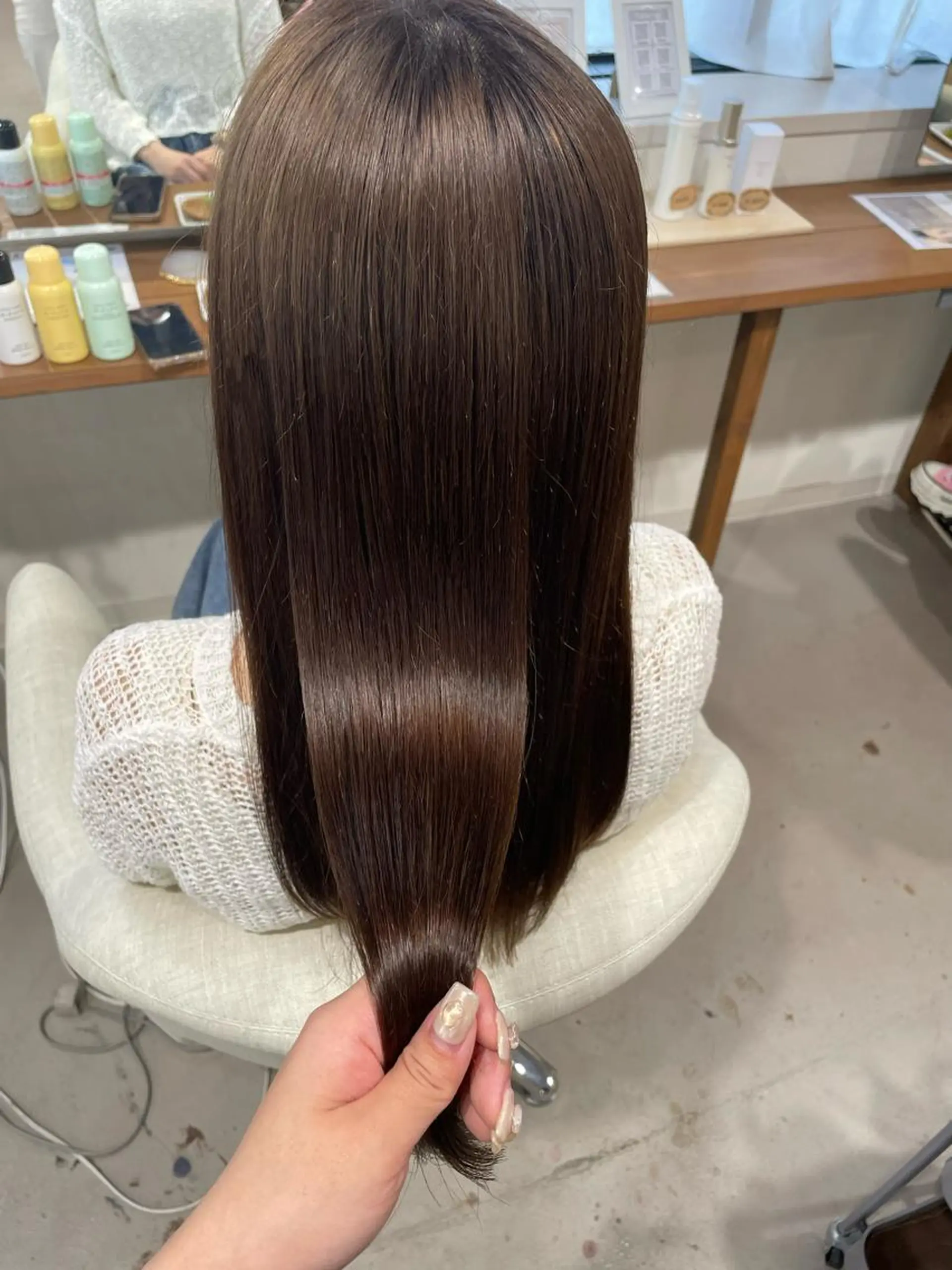 ロング 縮毛矯正 トリートメント cocoluana(ココルアナ)所属・韓国風ヘア専門 🇰🇷Noaのヘアスタイル