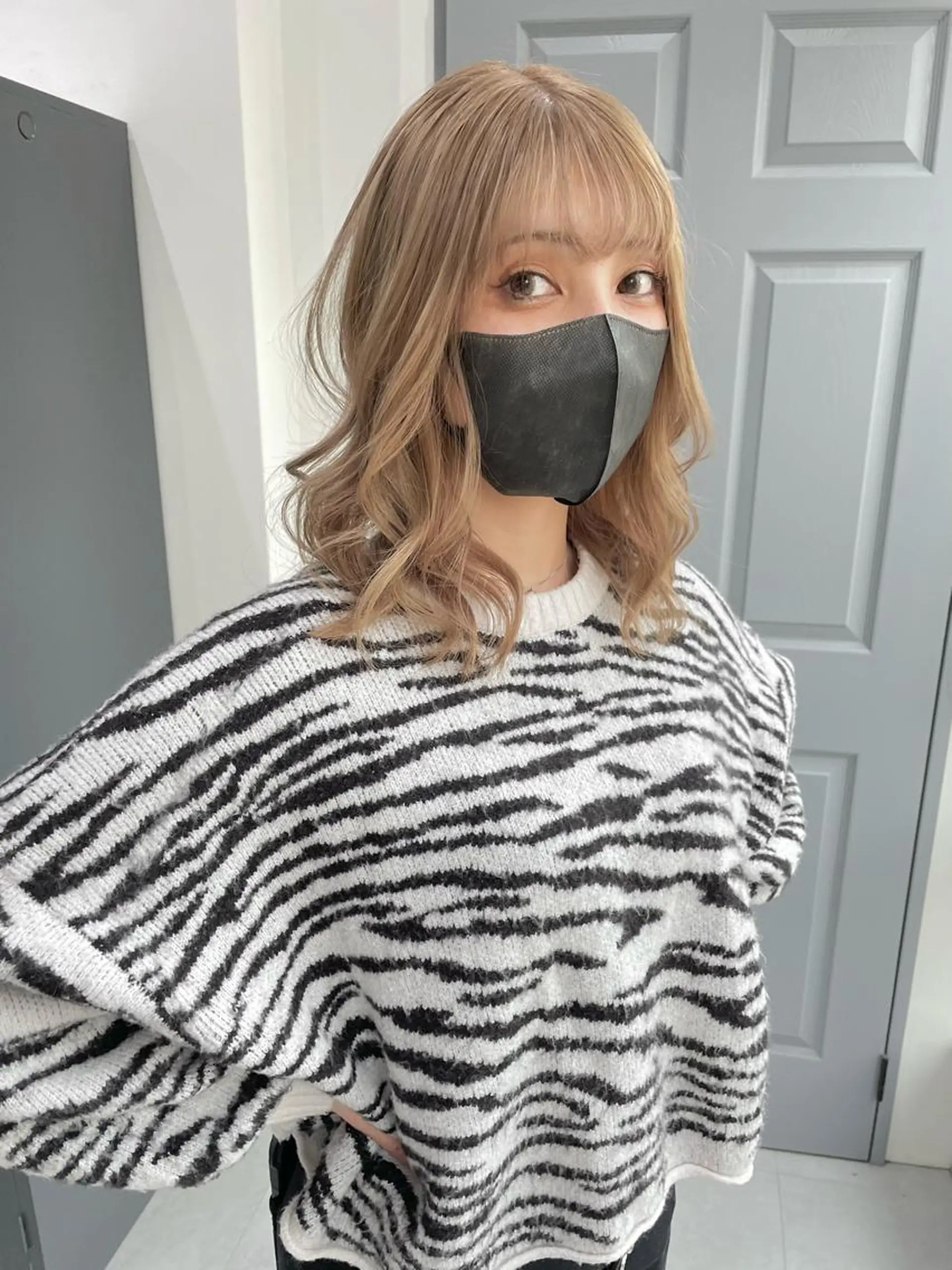 ミディアム カット ヘアカラー RAWR　Hair Brio所属・髪質改善/ブリーチ /ユウキ🫧🌸のヘアスタイル