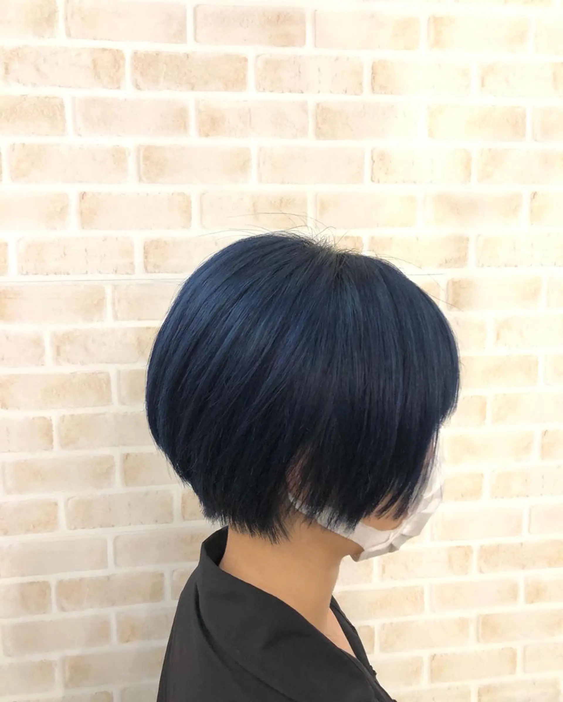ショート カラー アッシュ ブルーカラー ブルーアッシュ カット ヘアカラー トリートメント 東中野🥇美容室 FLOW東中野店のヘアスタイル
