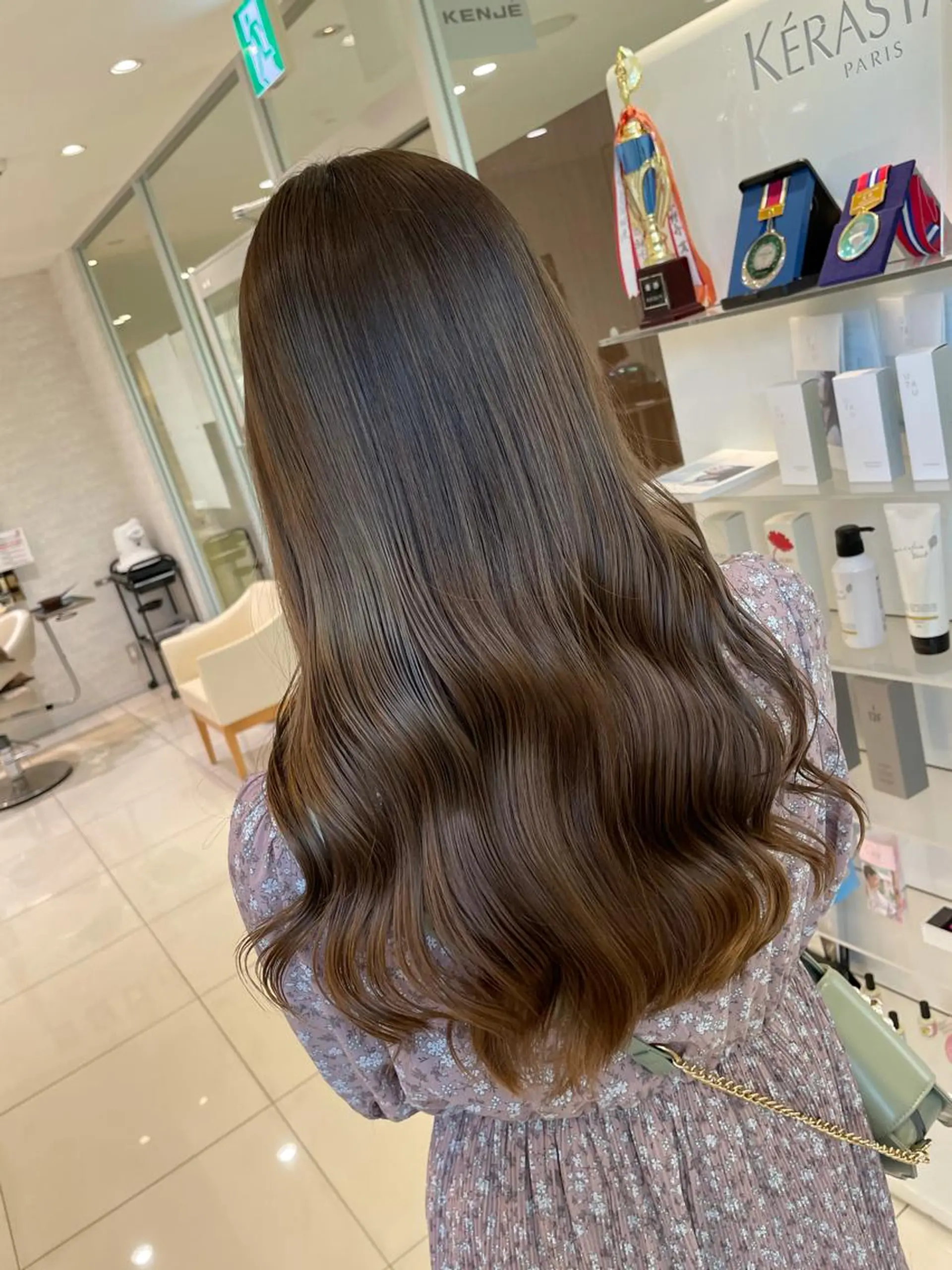 カラー 髪質改善 新規限定カット無料 クーポン有り【桂口】のヘアスタイル