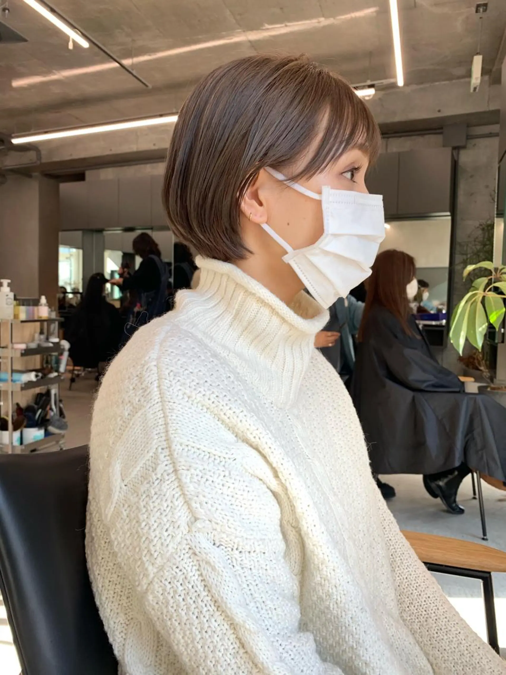 ショート カラー ショートボブ ベージュカラー ブラウンカラー ブラウンベージュ ボブ カット ヘアカラー トリートメント sakoda shunkiのヘアスタイル