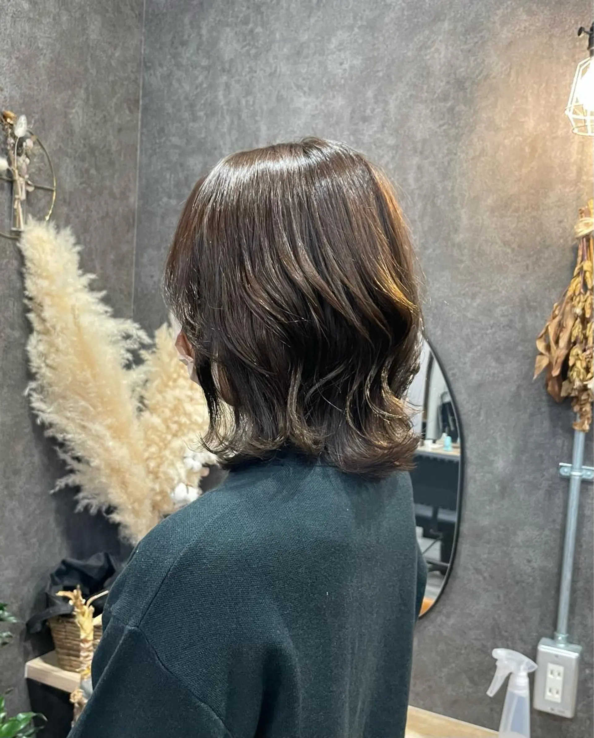 ミディアム カラー いなみね はるきのヘアスタイル