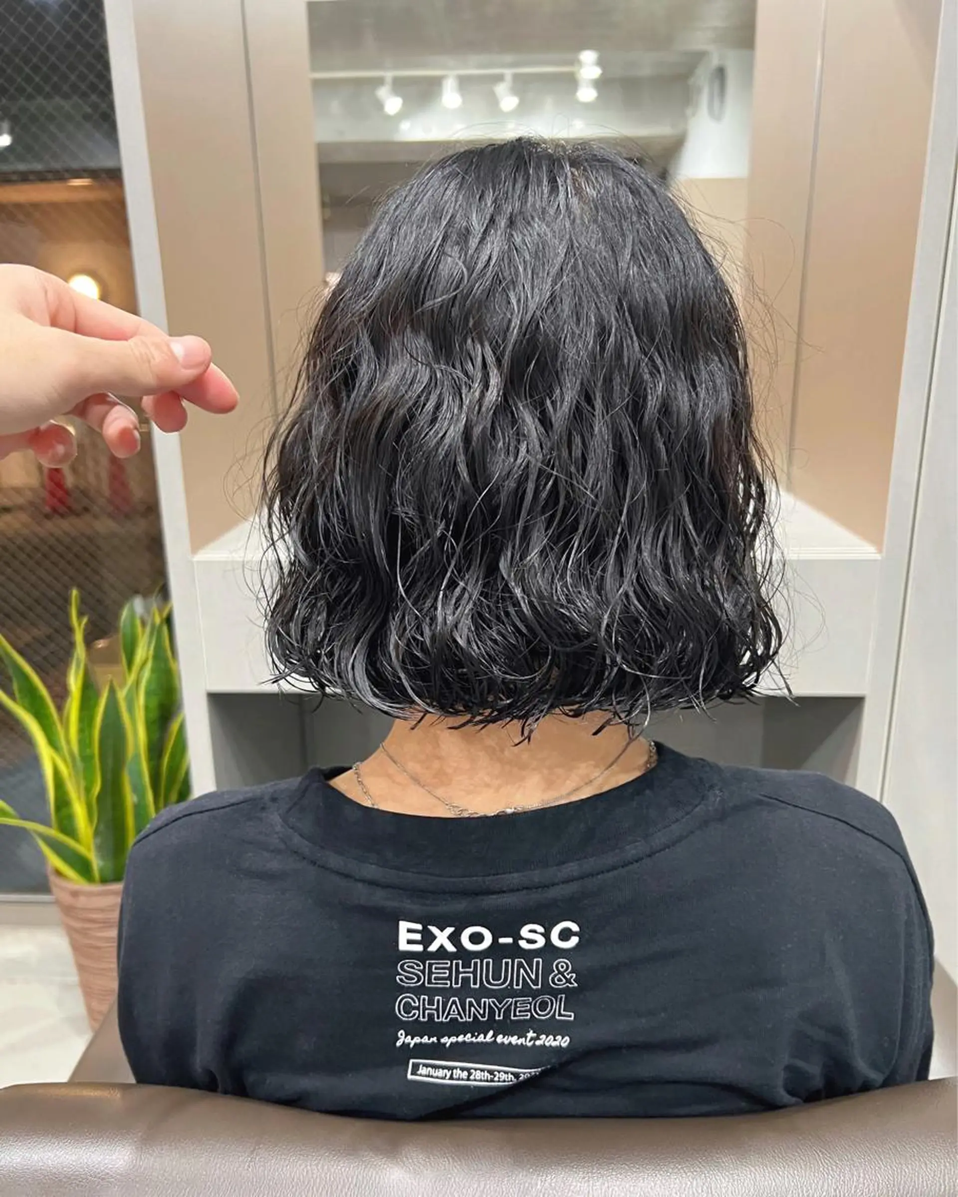 ショート パーマ ボブパーマコテ巻き風 パーマNo1深江秀平のヘアスタイル