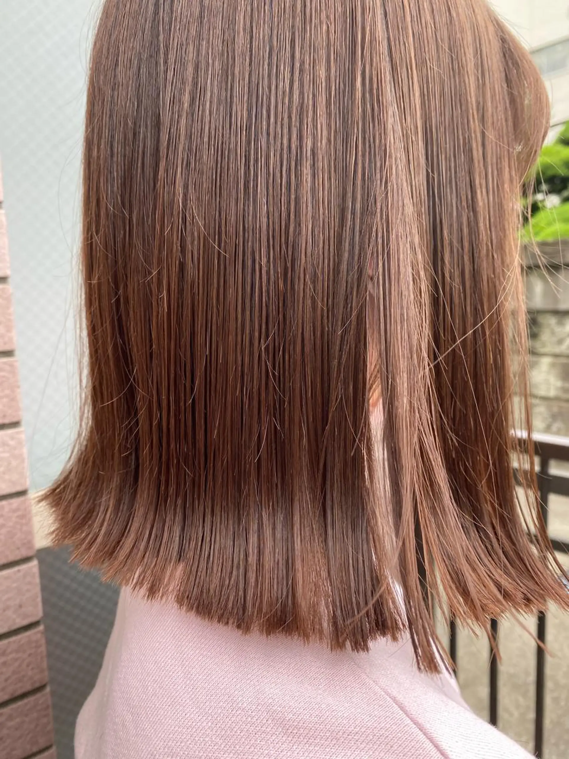 ミディアム カラー 🎀ブリーチなし 透明感🎀yuhiのヘアスタイル