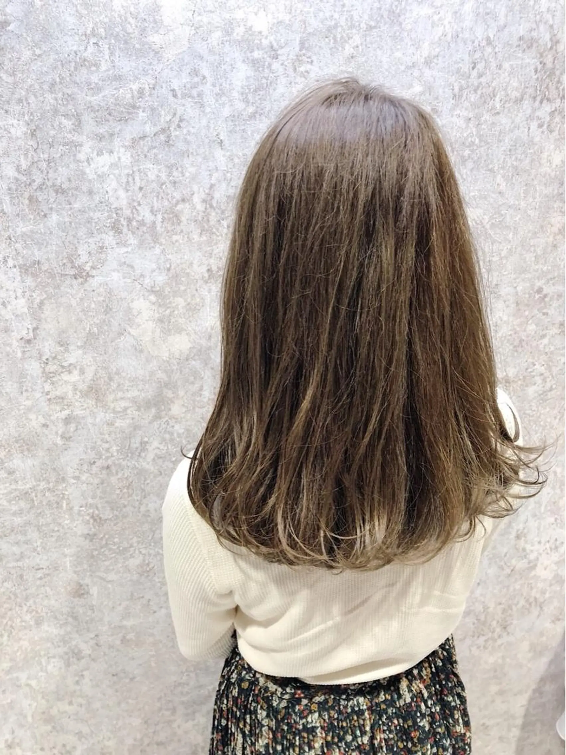 ミディアム カラー ベージュカラー 🫟Blanco🫟 Color&Careのヘアスタイル