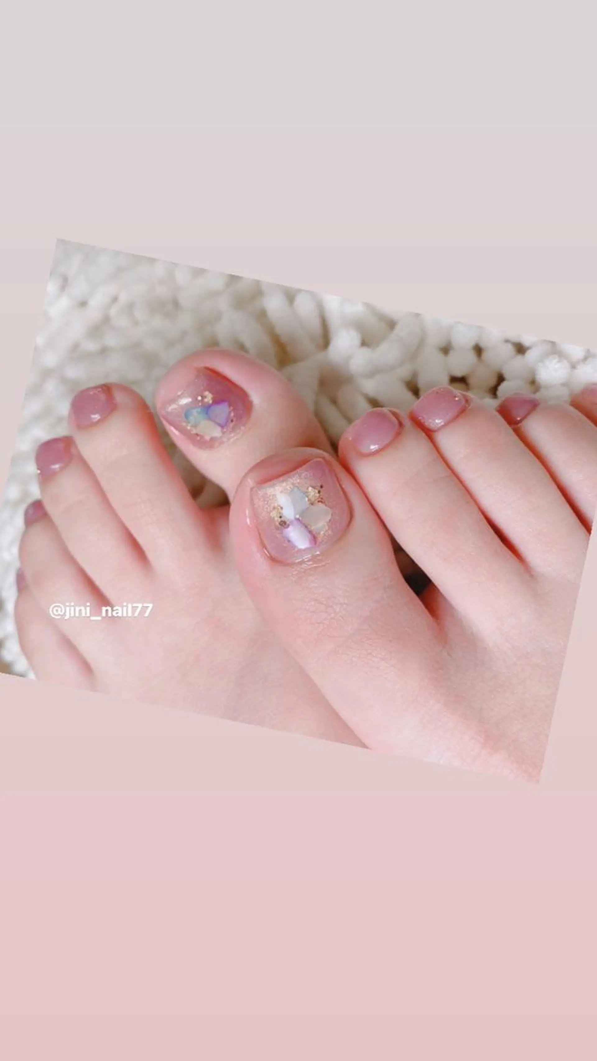 ネイル フットネイル JINI NAIL所属・ジニ ネイルのネイルデザイン