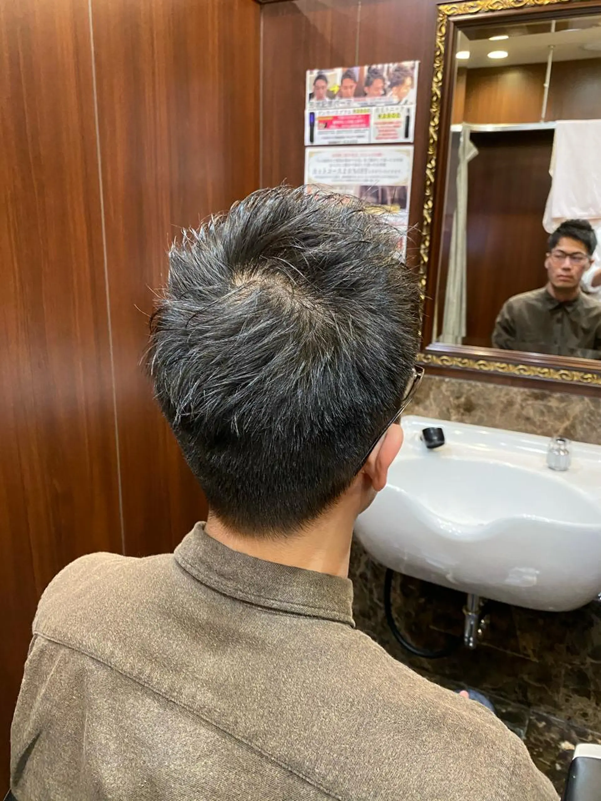 ショート メンズ 浅見 天翔のヘアスタイル