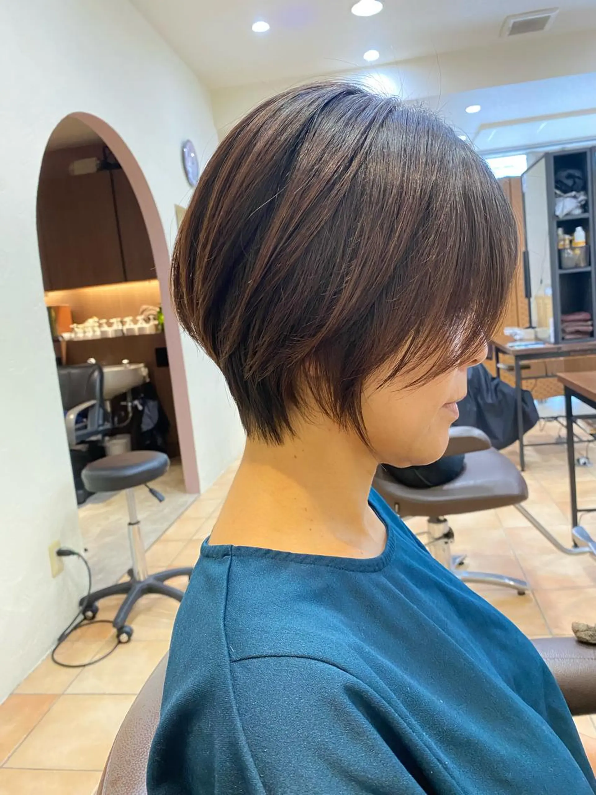 ショート パーマ カット 縮毛矯正 ショートカット パーマ石井のヘアスタイル