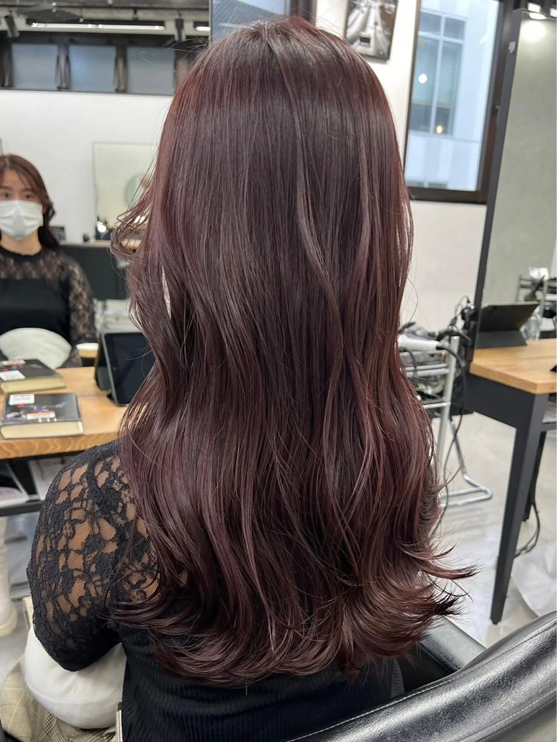 ロング カラー ヘアアレンジ ピンクカラー 🫧透明感カラー/ ナルハ🫧のヘアスタイル