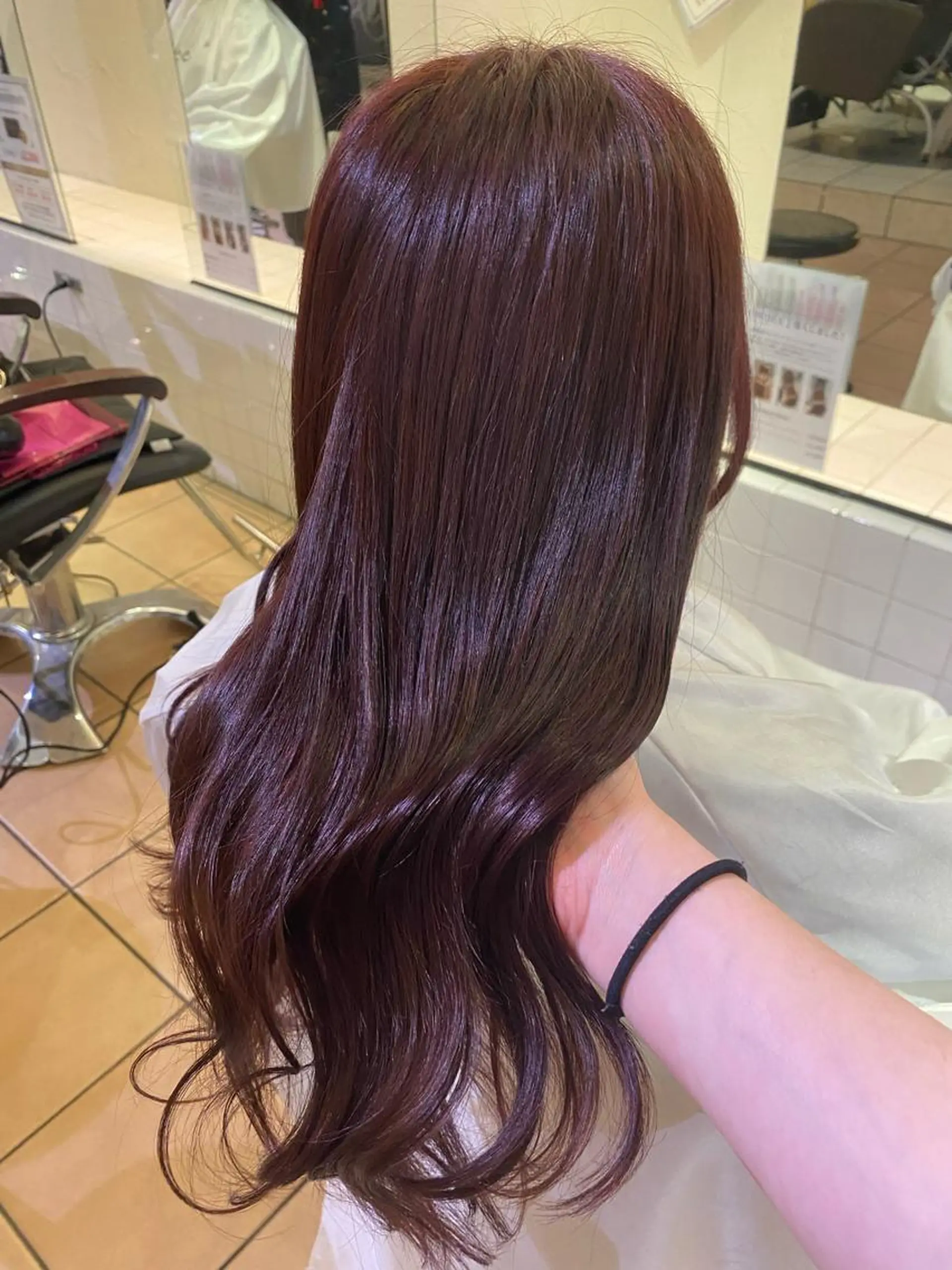 ロング カット ヘアカラー 西岡 あつみ/ 堀江美容室のヘアスタイル