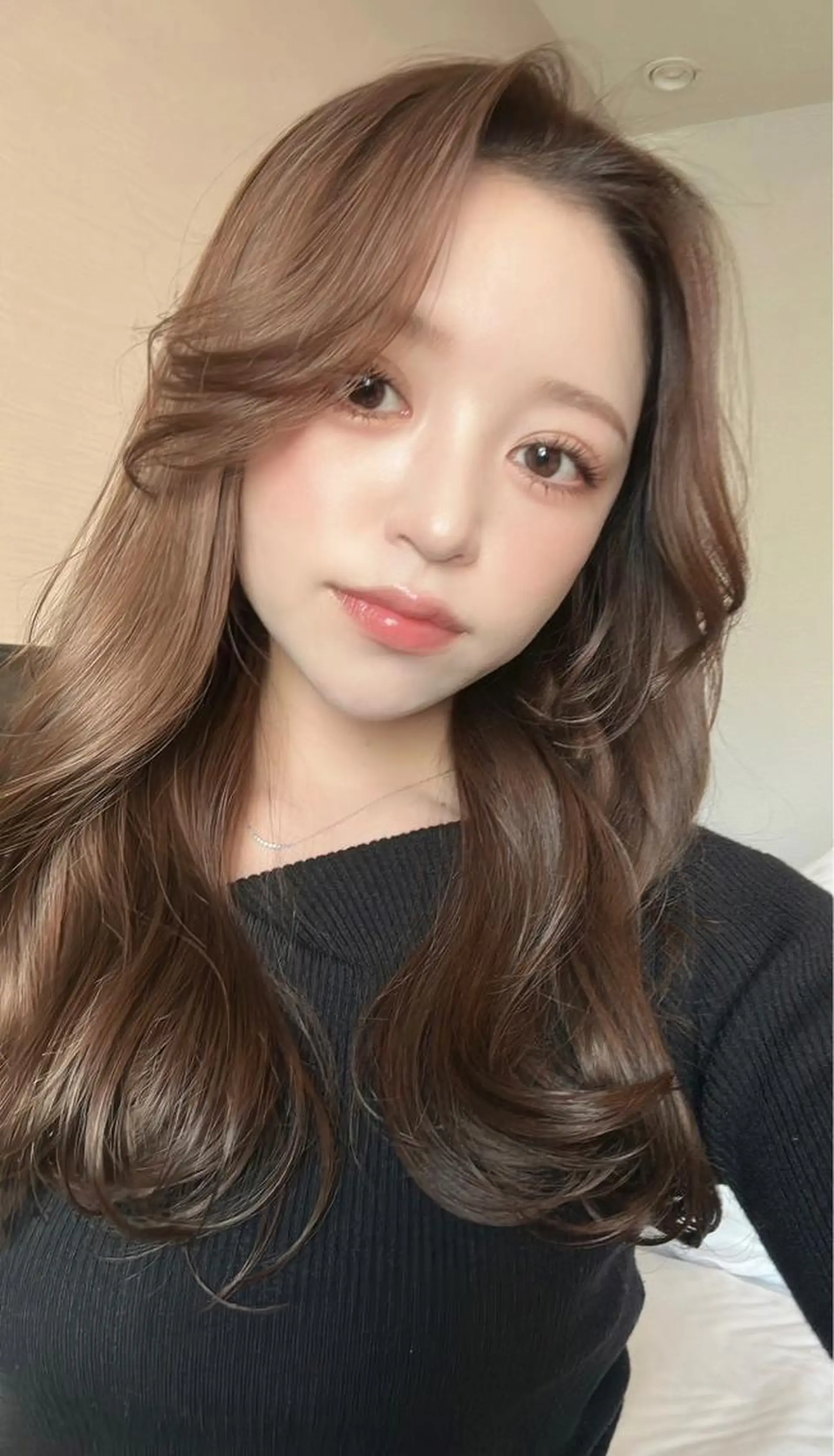 ロング カラー ヘアカラー トリートメント レイヤーカット /透明感カラー西田のヘアスタイル