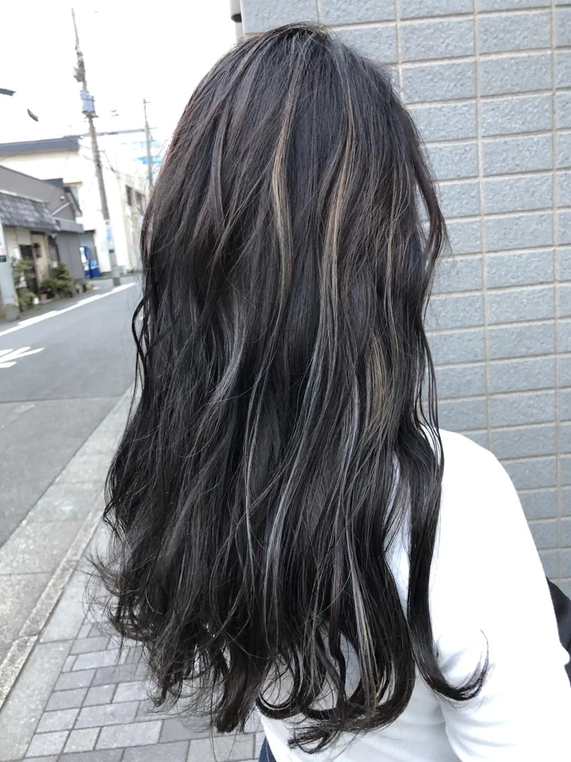 ロング カラー 似合わせ レイヤー須川のヘアスタイル