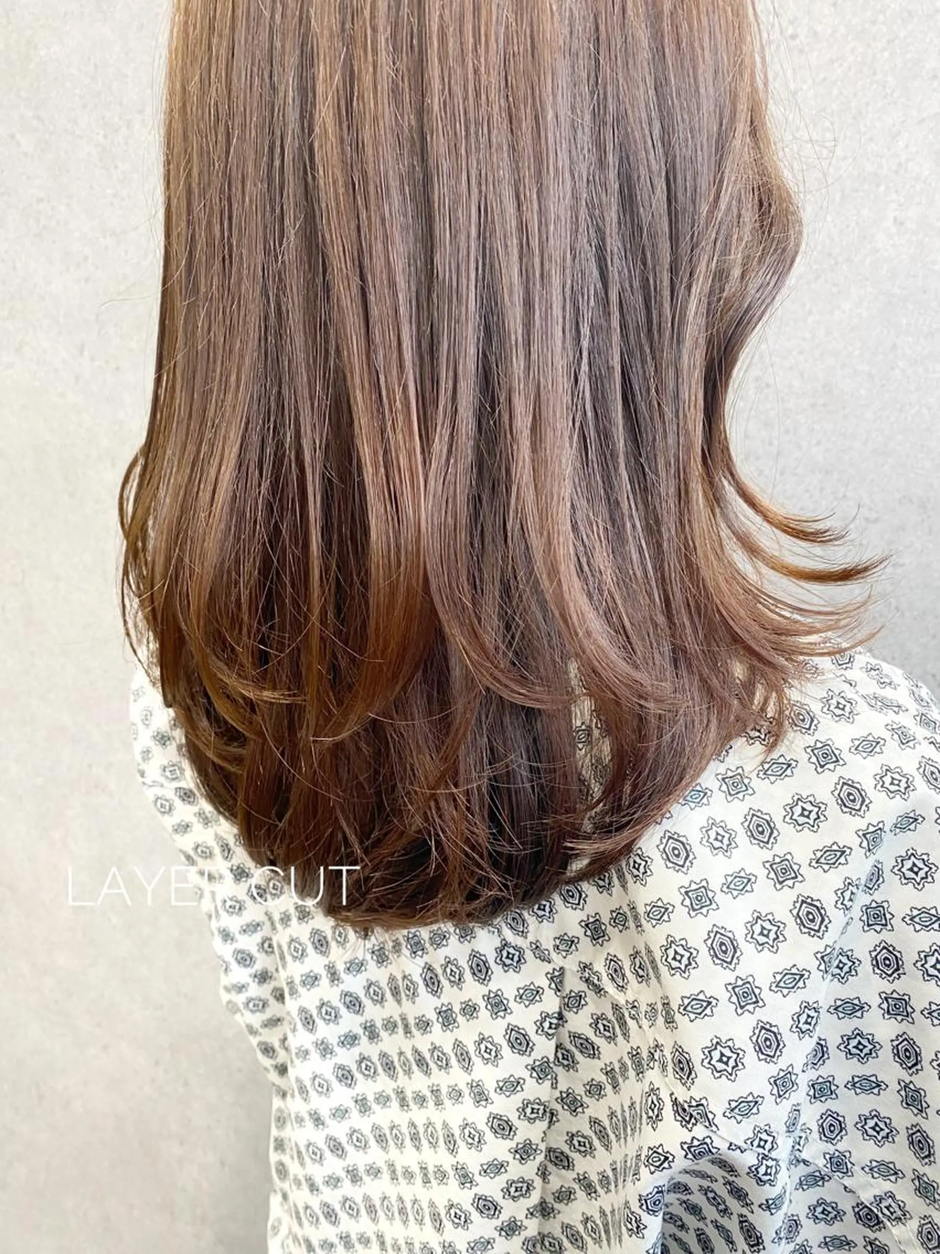 セミロング カラー ブリーチ ケアブリーチ 髪質改善 ヨシンモリ 韓国風ヘア clomus所属・YUKA 🍒ツヤ髪改善のヘアスタイル