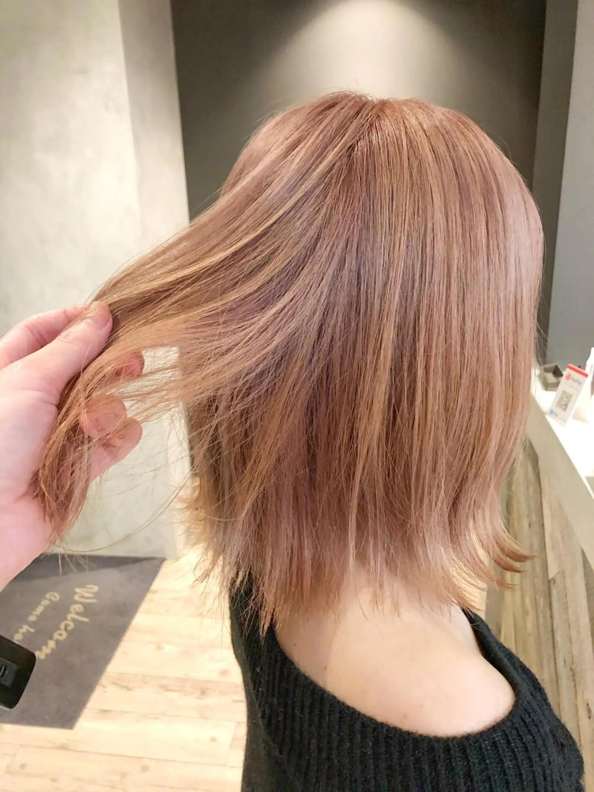 ミディアム カラー カット ヘアカラー 土谷 敦郎のヘアスタイル