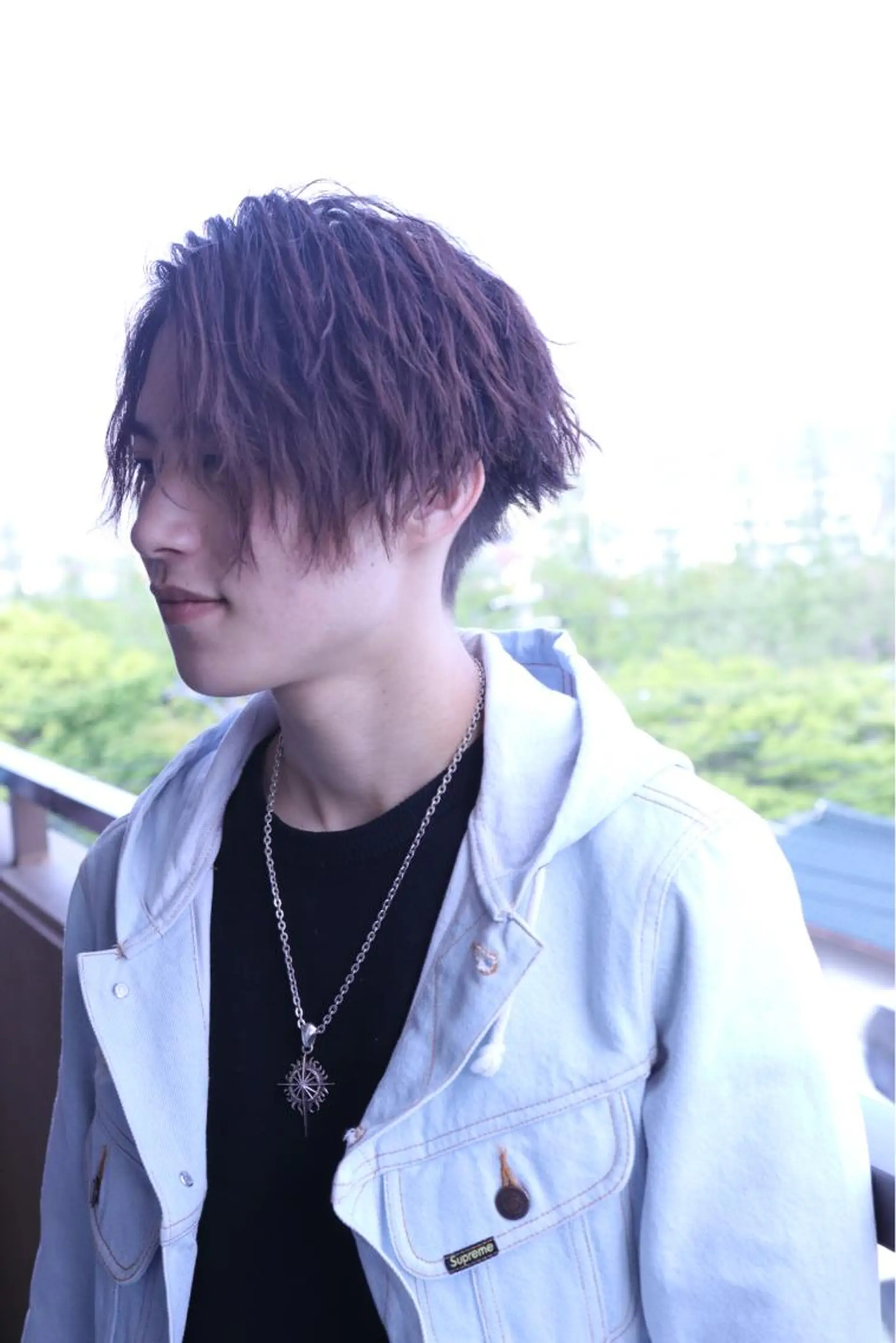 ショート メンズ センターパート Lit所属・Lit.豊橋 夏目のヘアスタイル