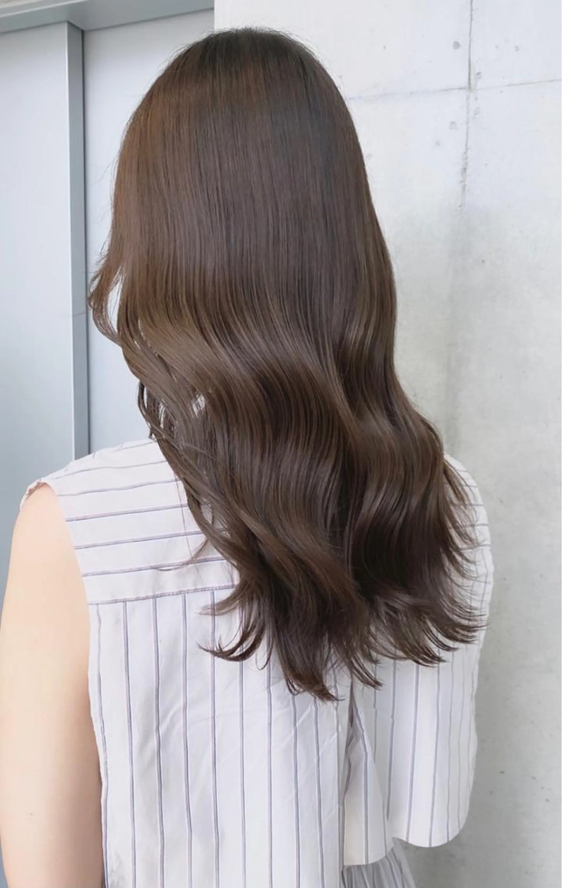 ロング カット ヘアカラー トリートメント 🌫️大人韓国ヘア 🌫️naoyaのヘアスタイル