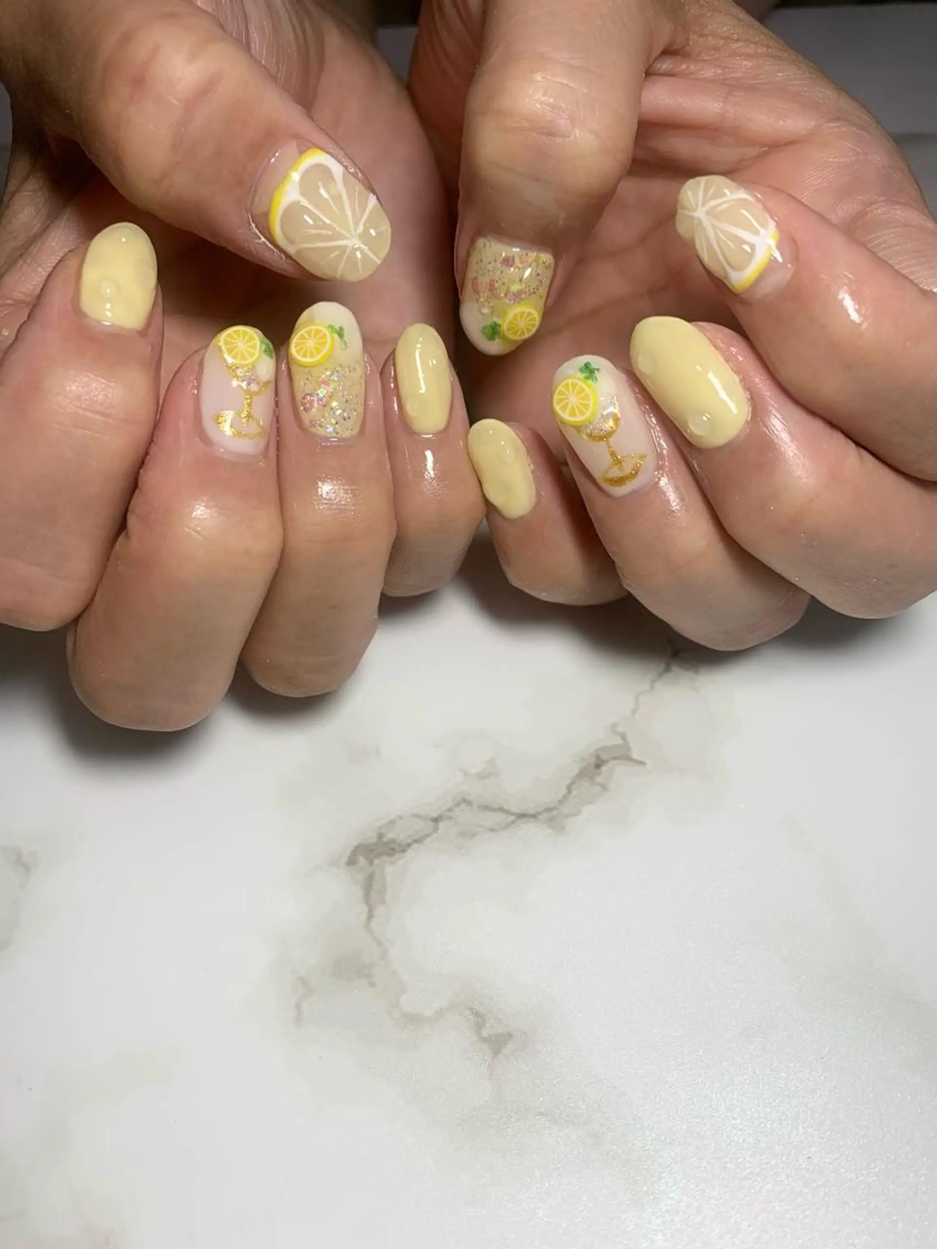 ネイル 夏ネイル 北川 恭子のネイルデザイン