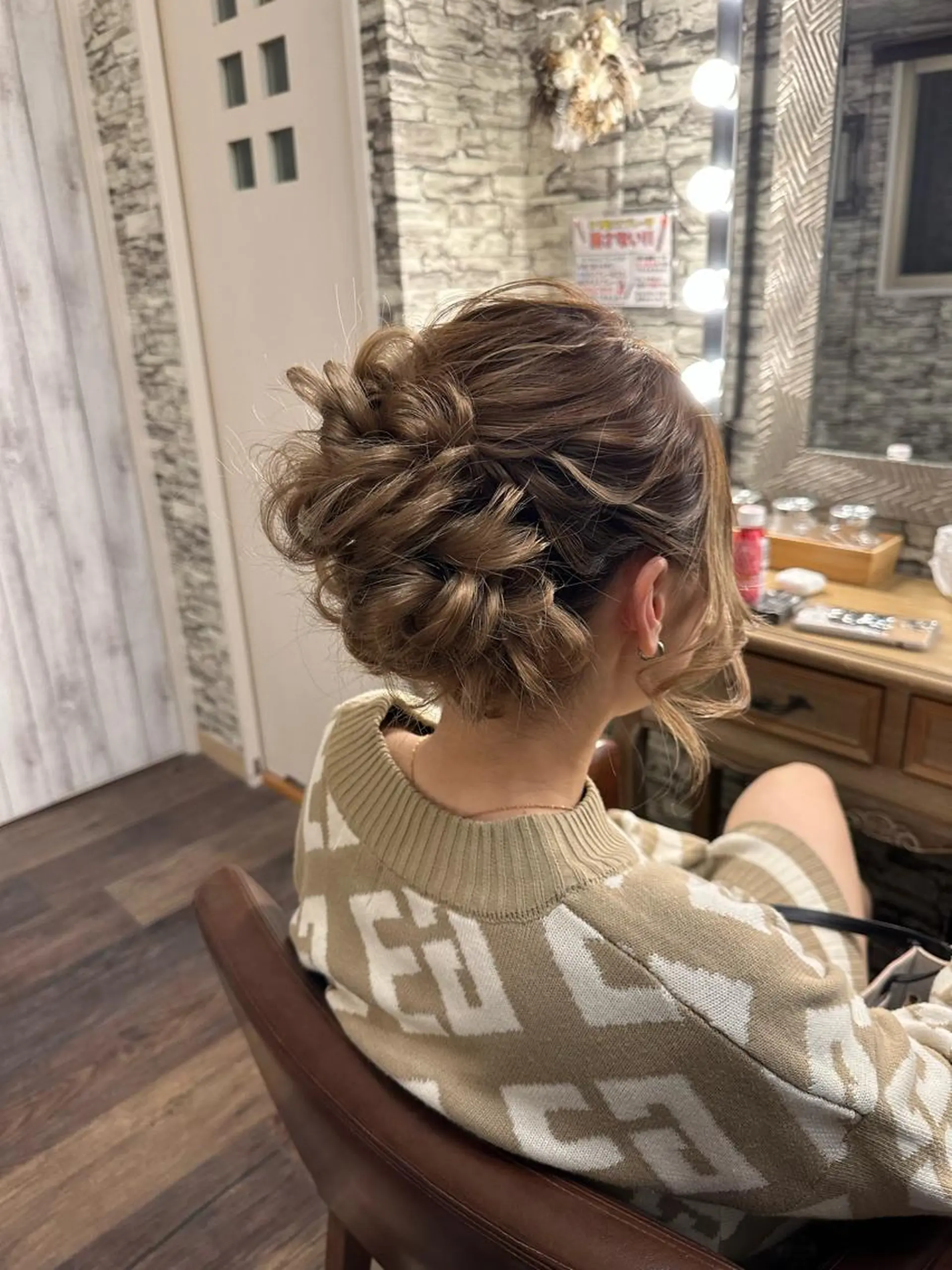 セミロング ヘアアレンジ hair make  Lucciのヘアスタイル