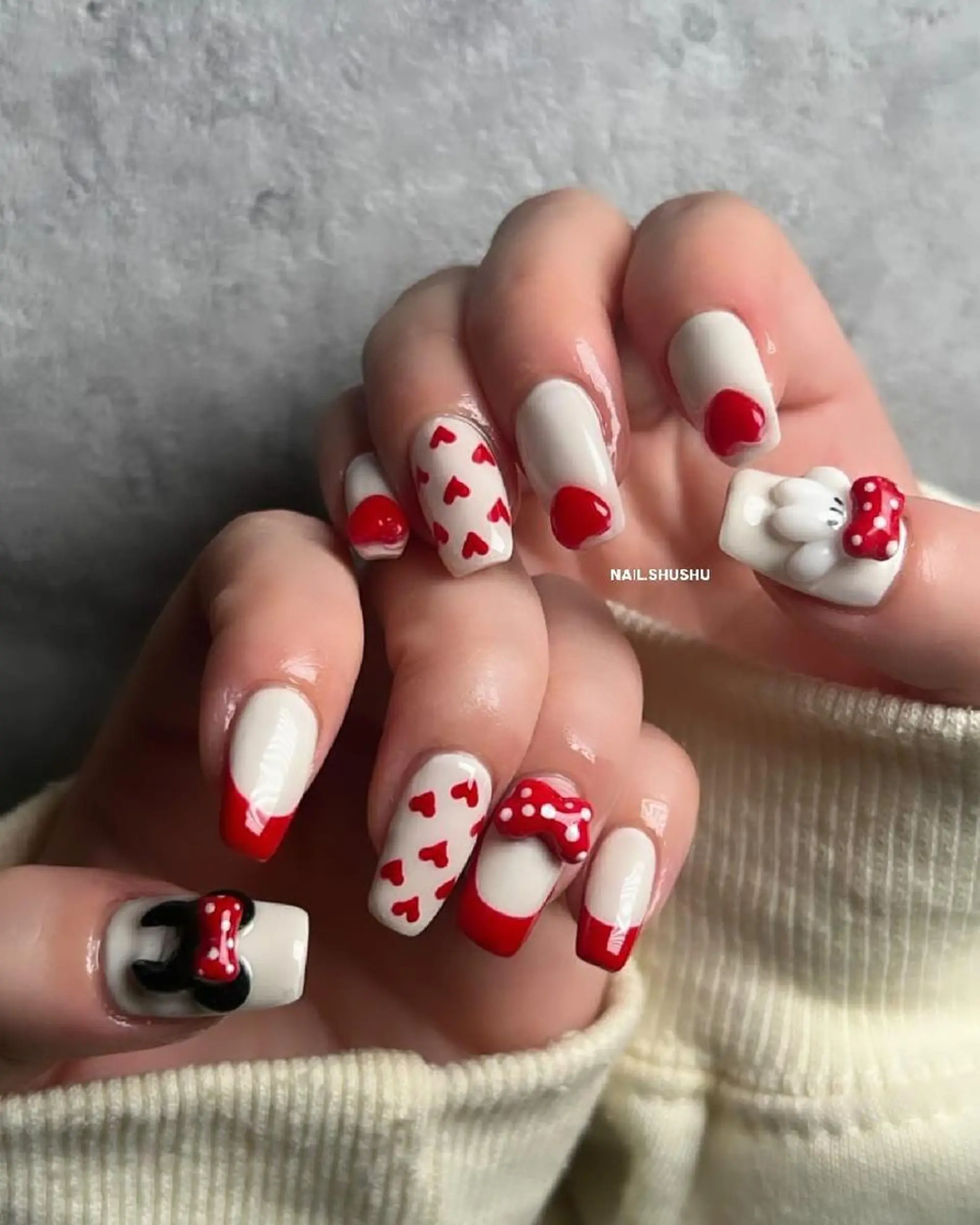 ネイル 持ち込み ニュアンスネイル オフィスネイル ワンカラーネイル シンプルネイル 3dパーツ/流行り 👧shushu❤️のネイルデザイン