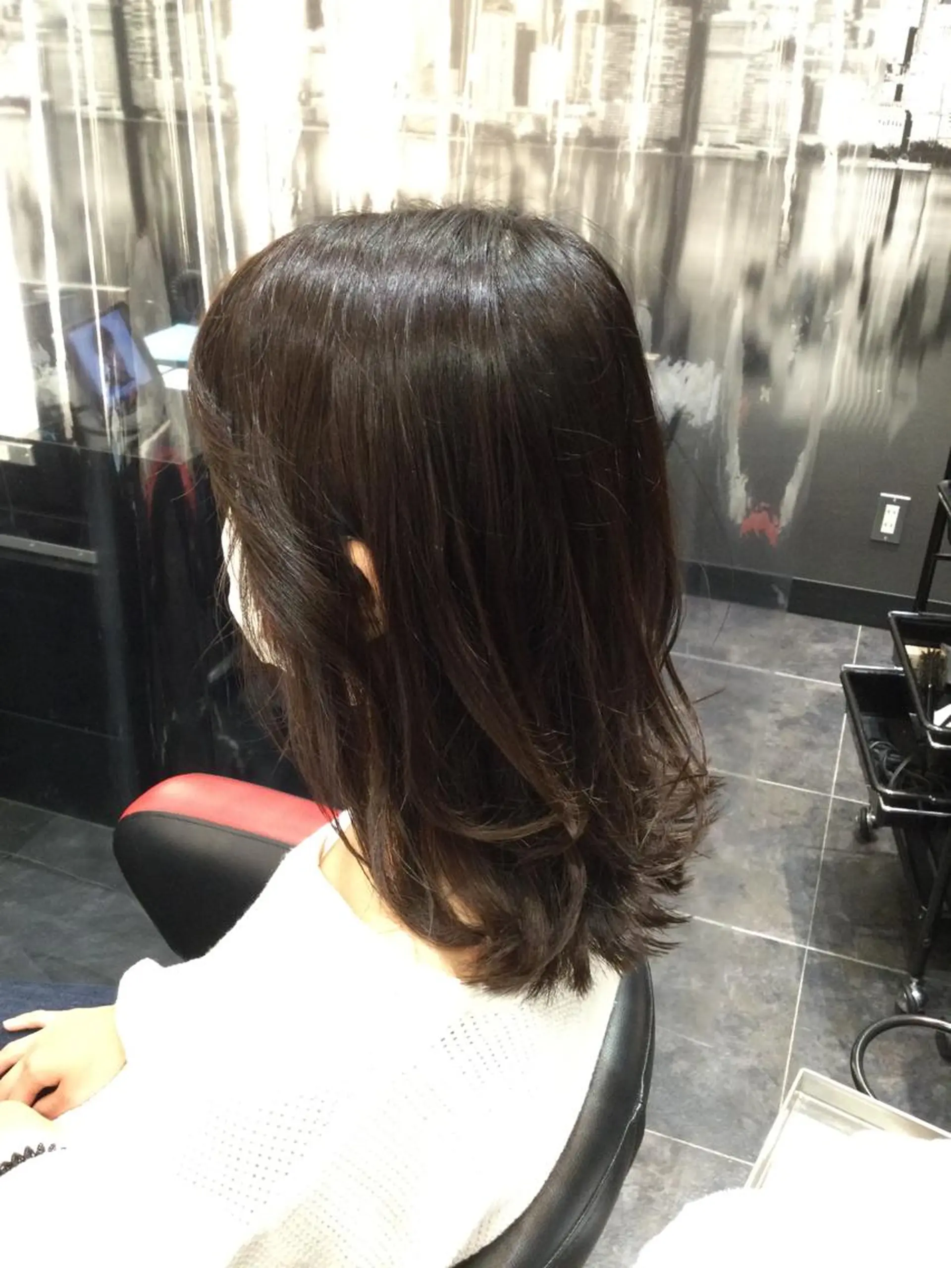 ミディアム カラー Annon プライベートサロンのヘアスタイル