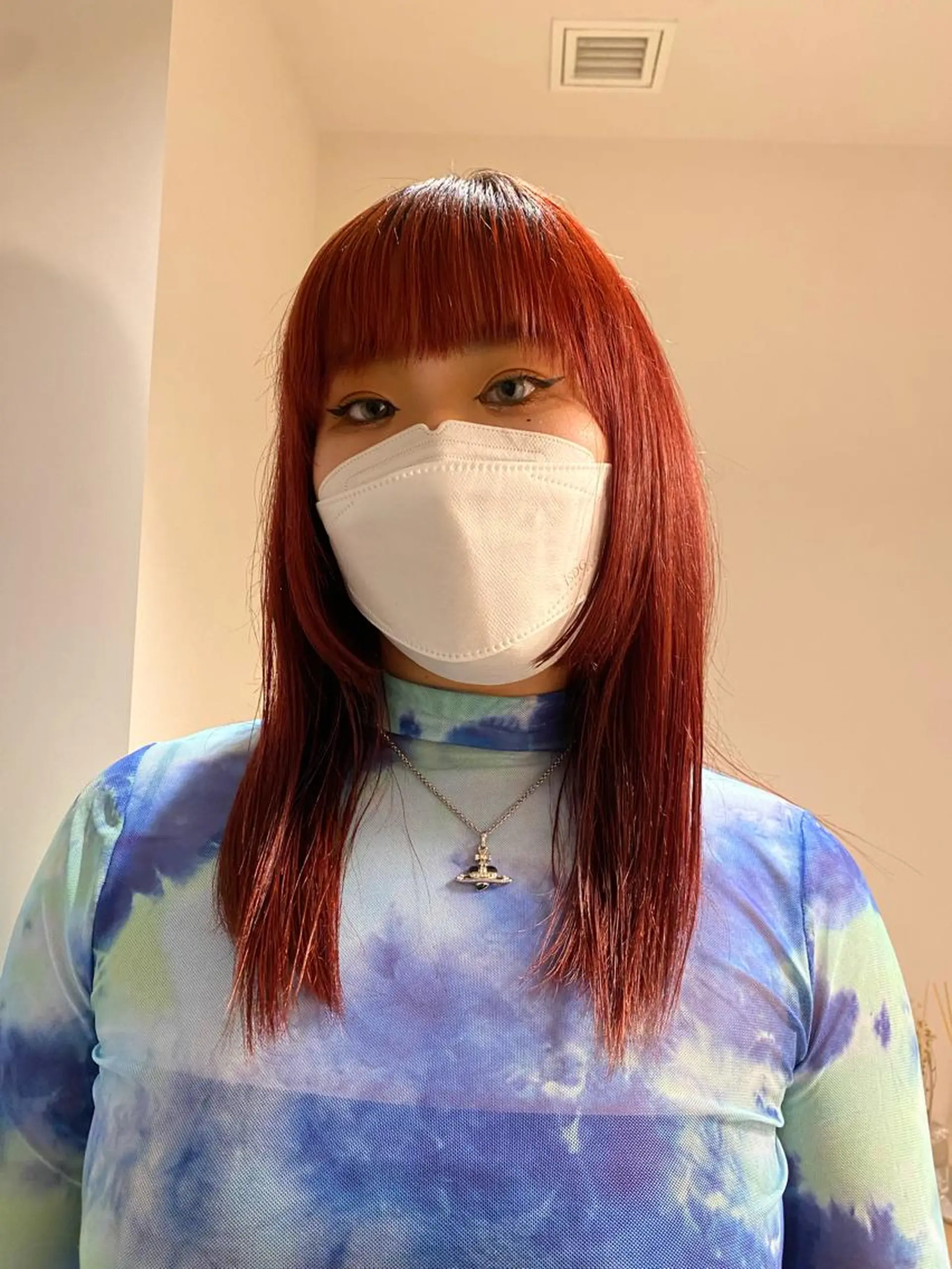 セミロング カラー ヘアアレンジ Hair & make Lamp所属・梅田のブリーチ特化 美容師KAI🥰のヘアスタイル