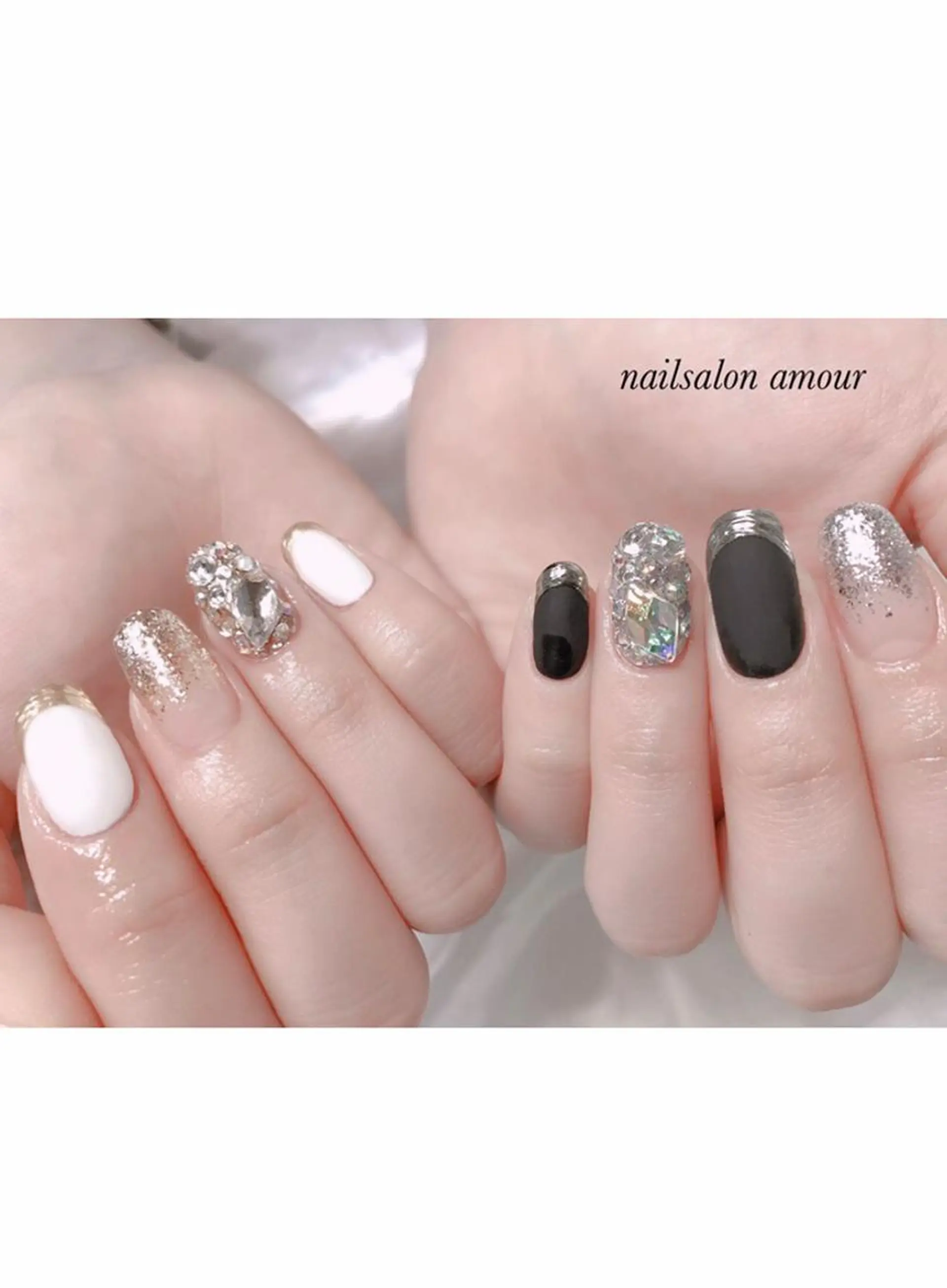 ネイル キラキラネイル nailsalon ♡amour♡のネイルデザイン