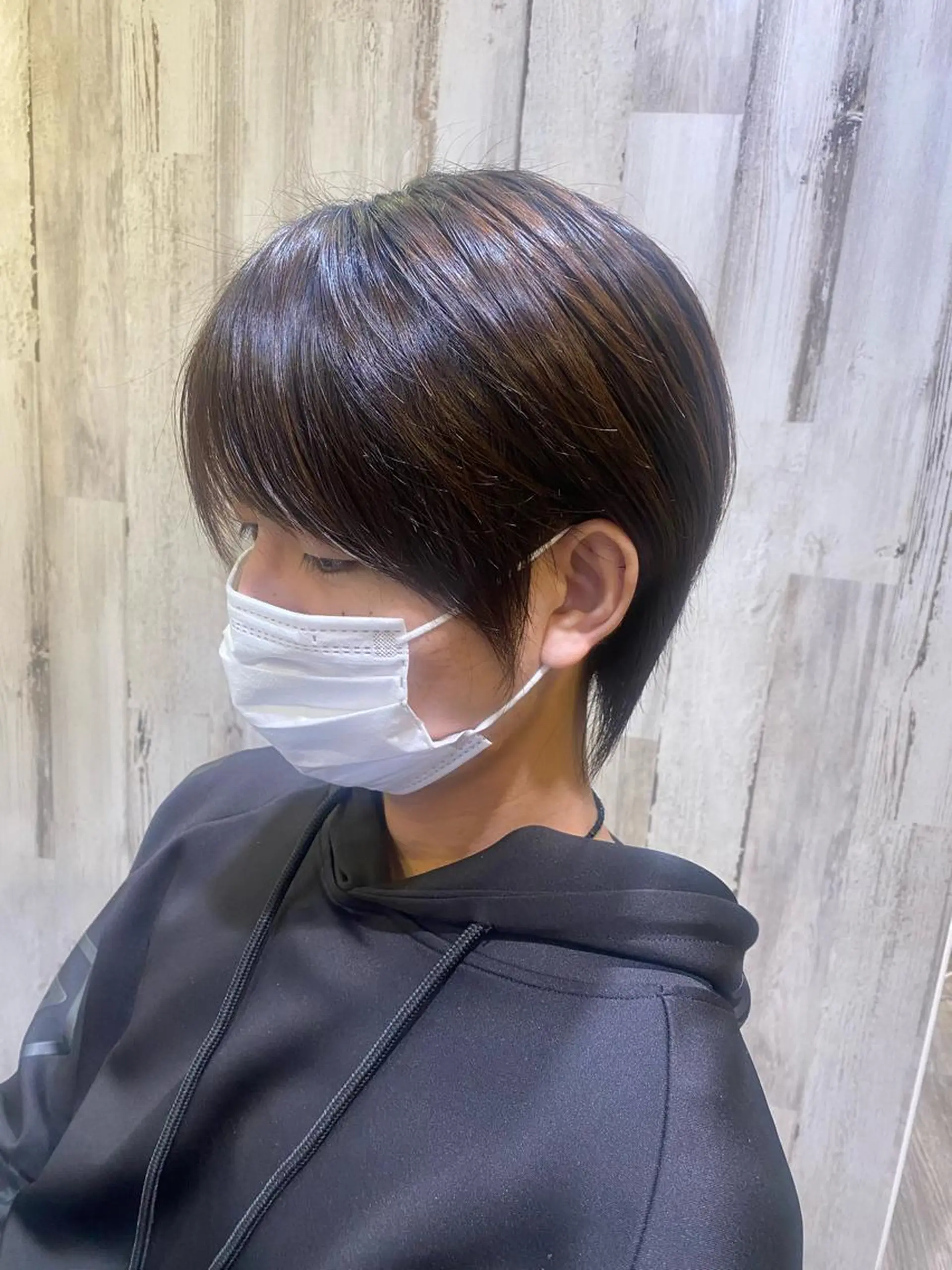 メンズ メンズショート メンズウルフカット ウルフカット カット 西山 恵太郎のヘアスタイル