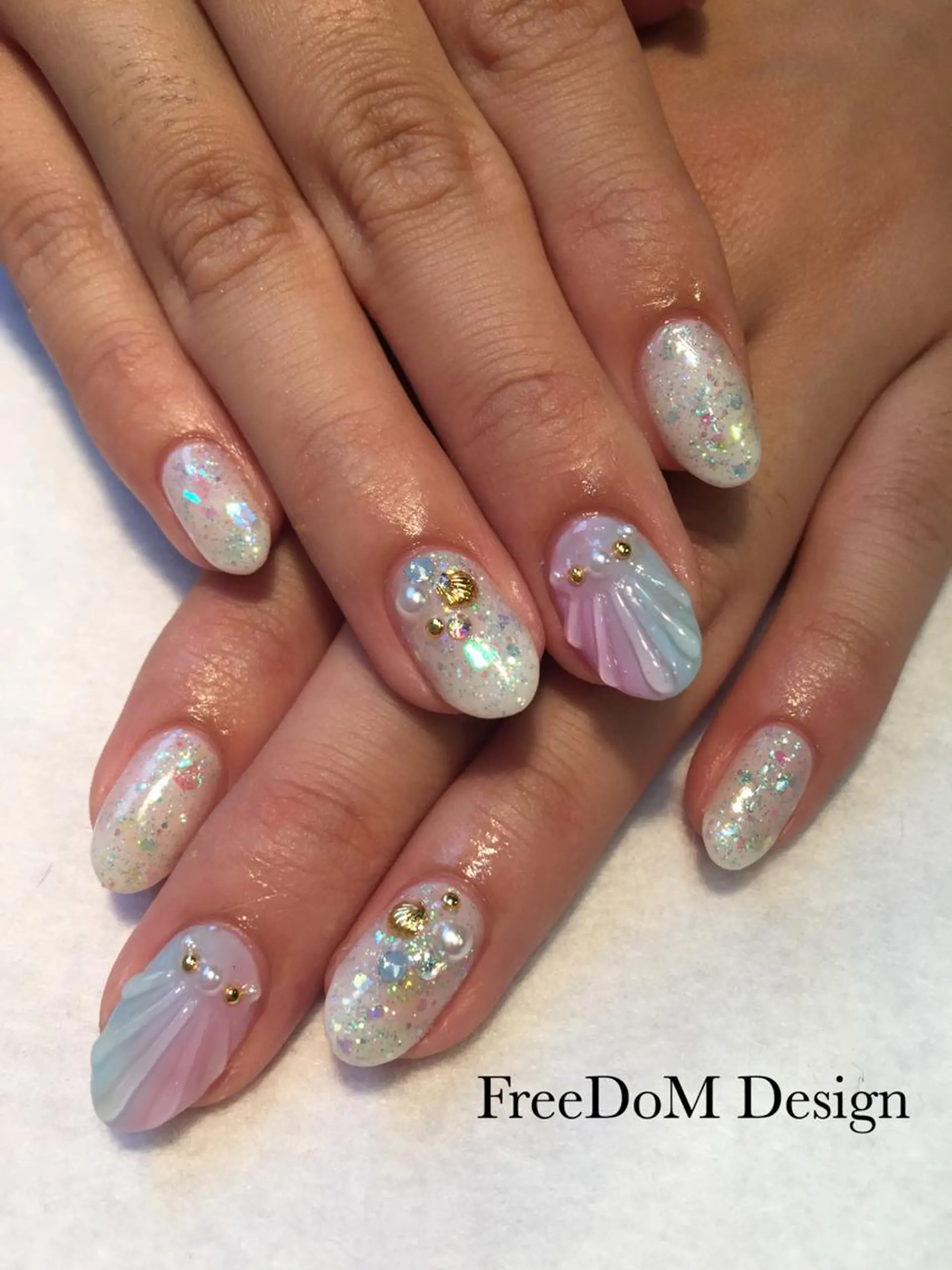 ネイル アートネイル ハンドネイル ＦreeDoＭ   Design所属・W KUMIのネイルデザイン