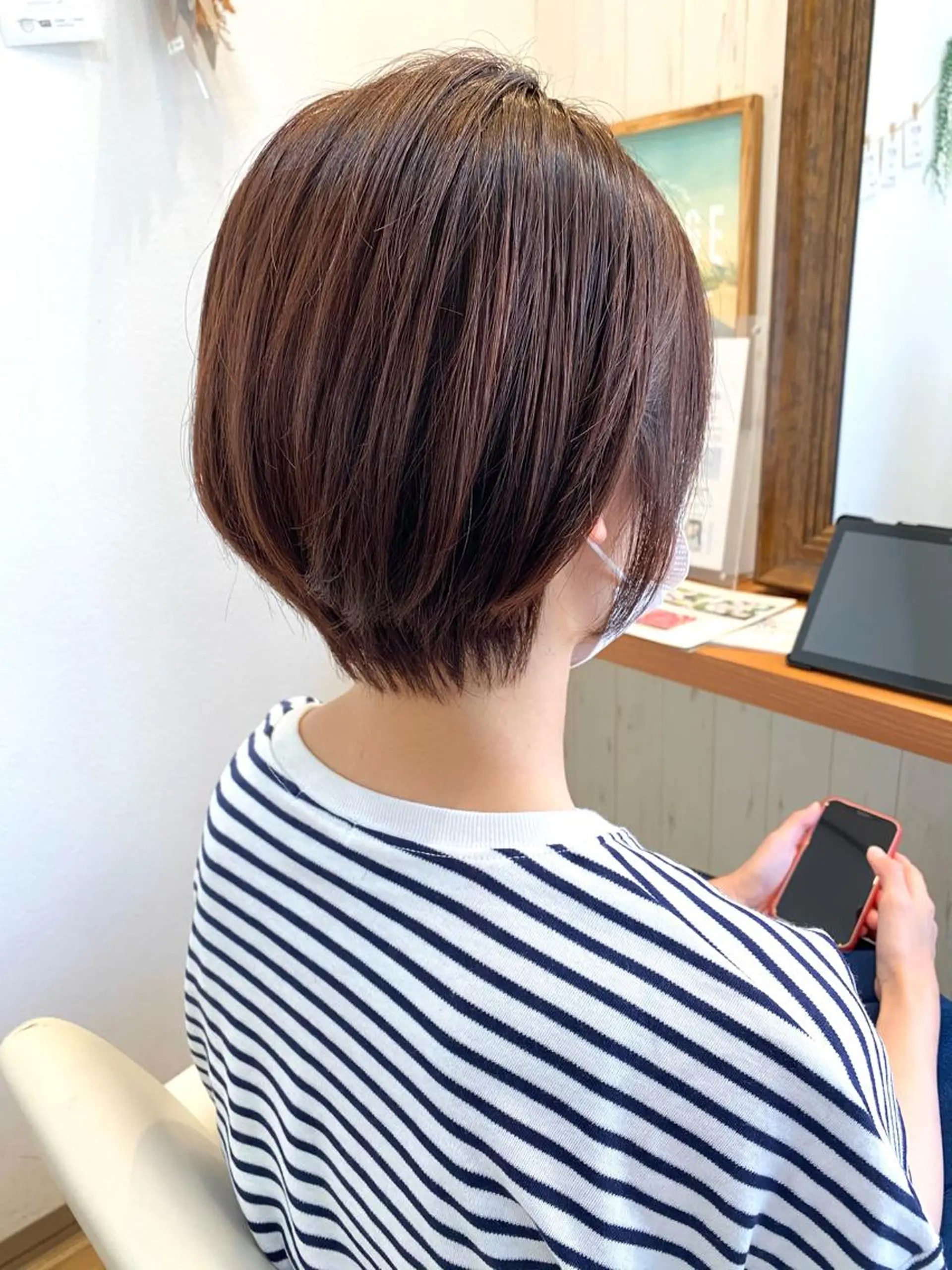 ショート ショート、ボブ シマダマサトのヘアスタイル